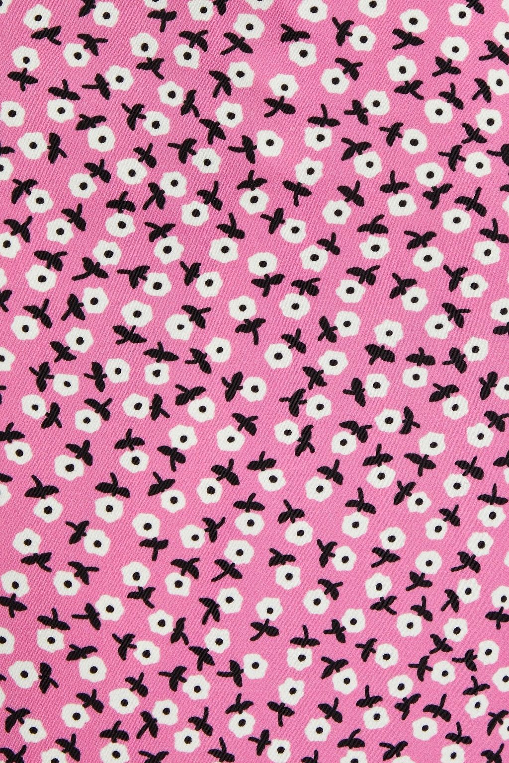 VIVETTA Floral-print crepe culottes