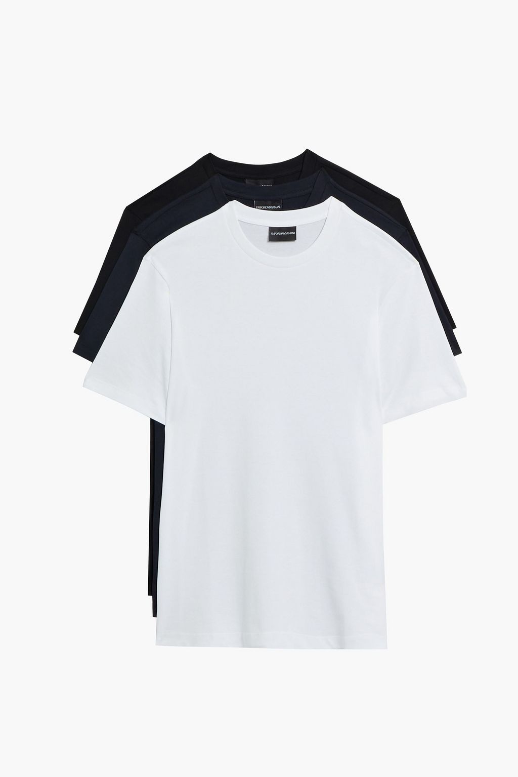 vejviser Derive Børnecenter EMPORIO ARMANI Set of 3 printed cotton-jersey T-shirt | Sale up to 70% off  | THE OUTNET