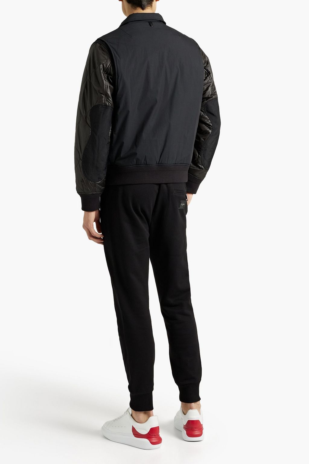 RAG & BONE M42 quilted shell and cotton-blend bomber jacket