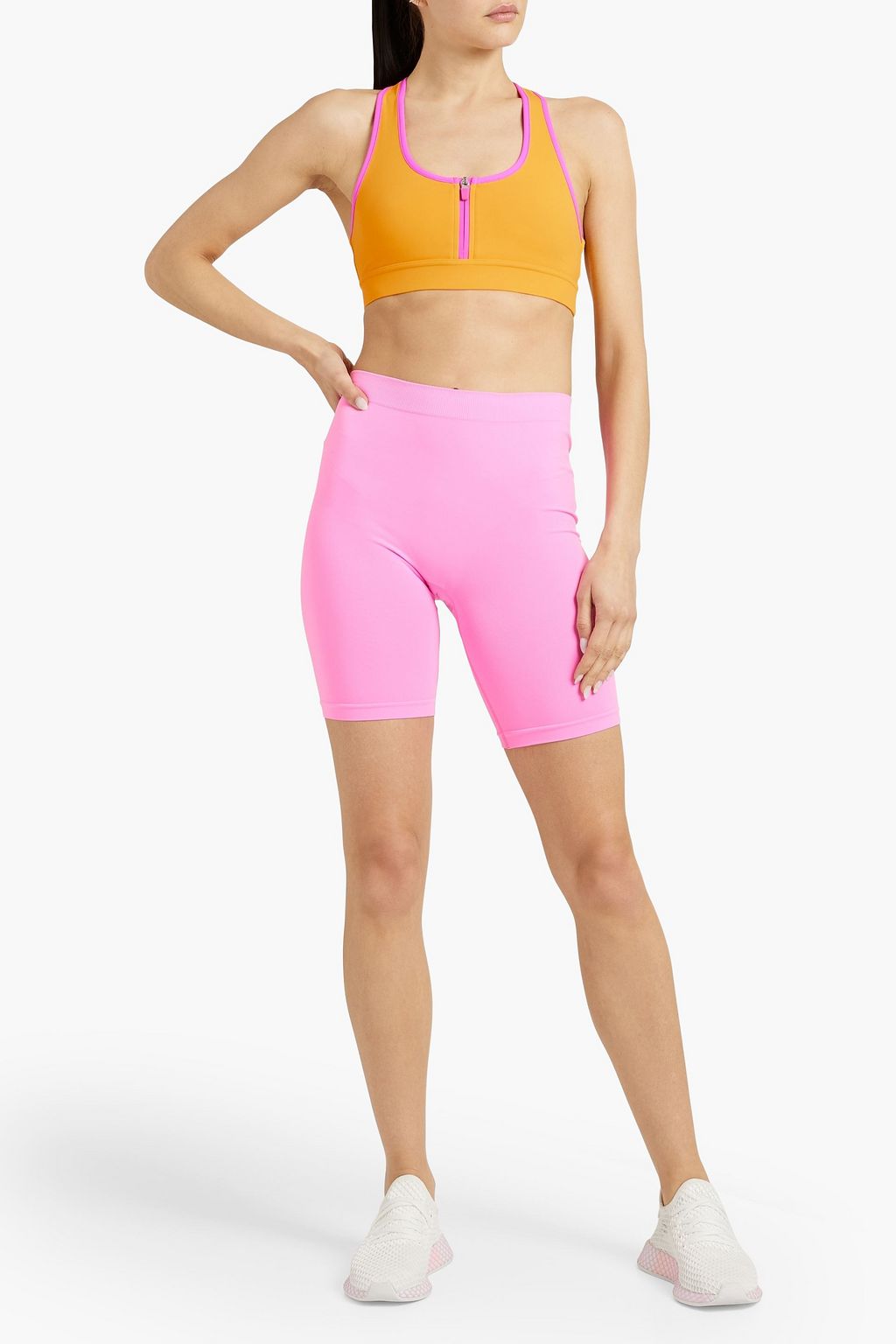 ALL ACCESS Neon stretch sports bra