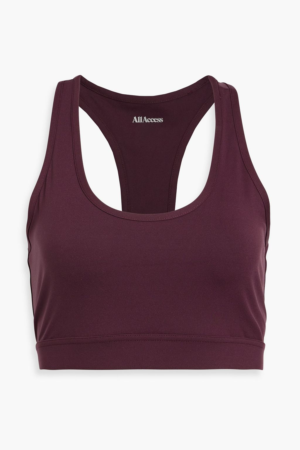 All Access Front Row Ribbed Sports Bra - Rumba Red