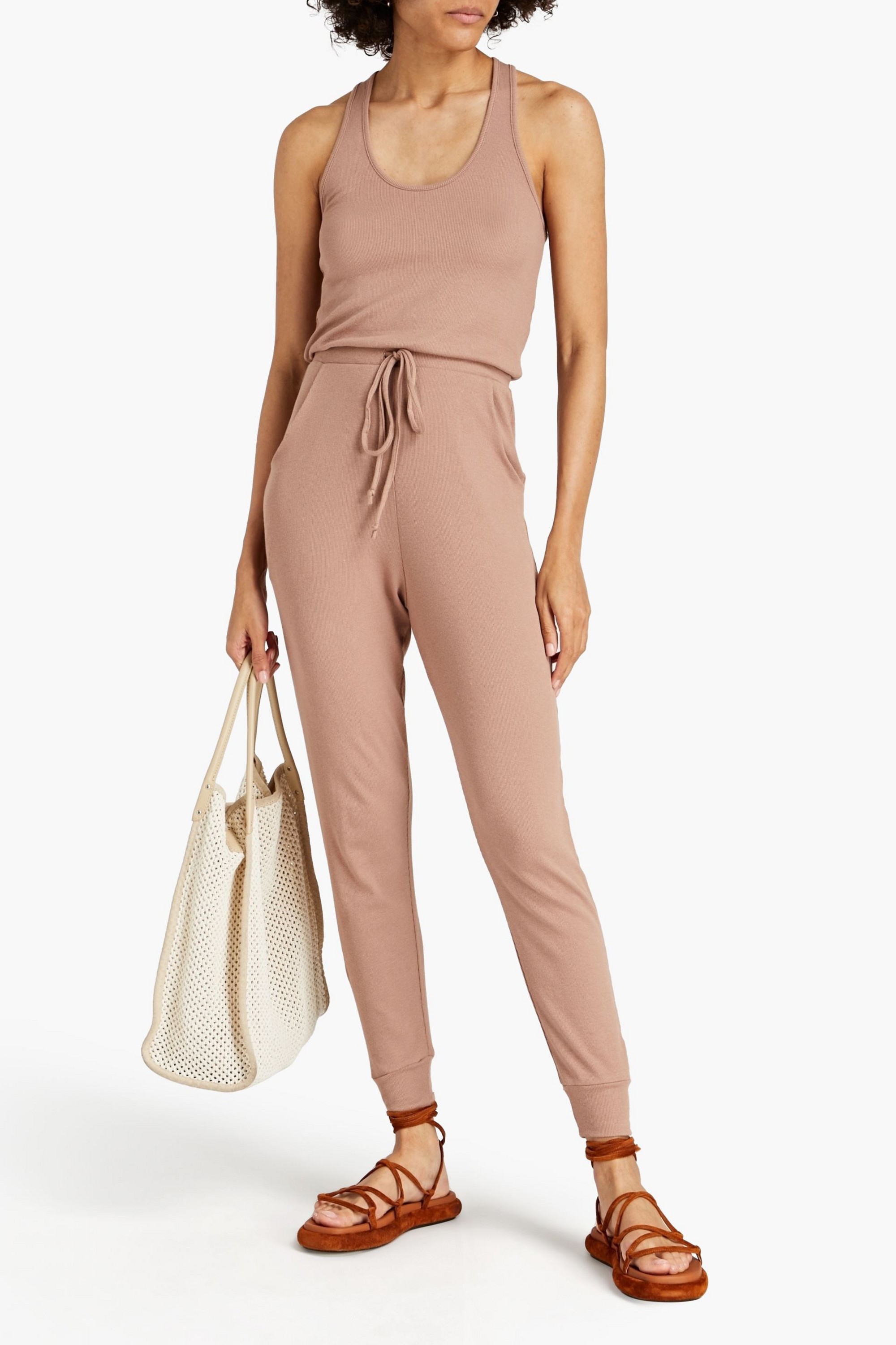 Commando Luxury ribbed jersey jumpsuit