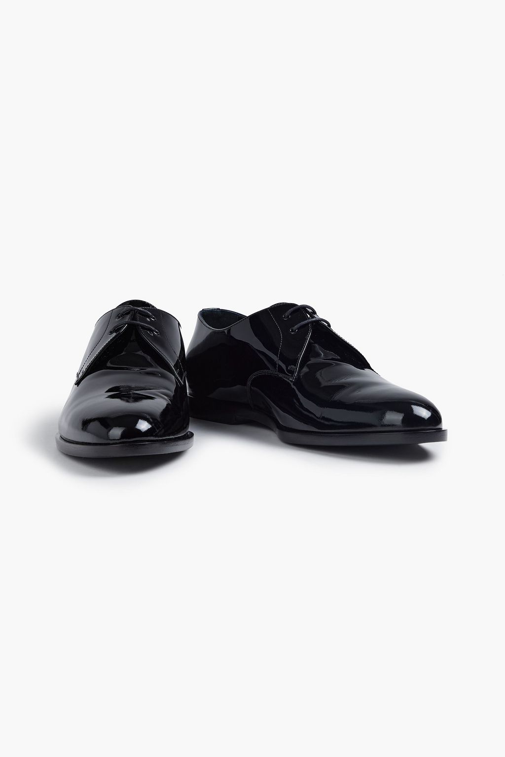 SAINT LAURENT Vernice New patent-leather derby shoes