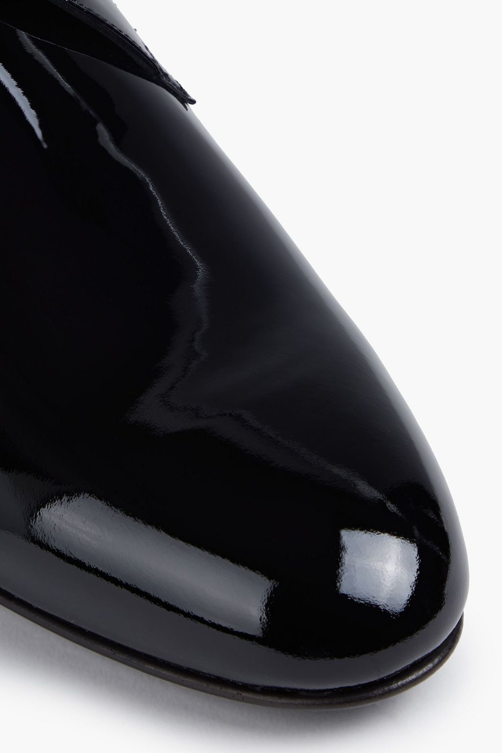 SAINT LAURENT Patent-leather derby shoes