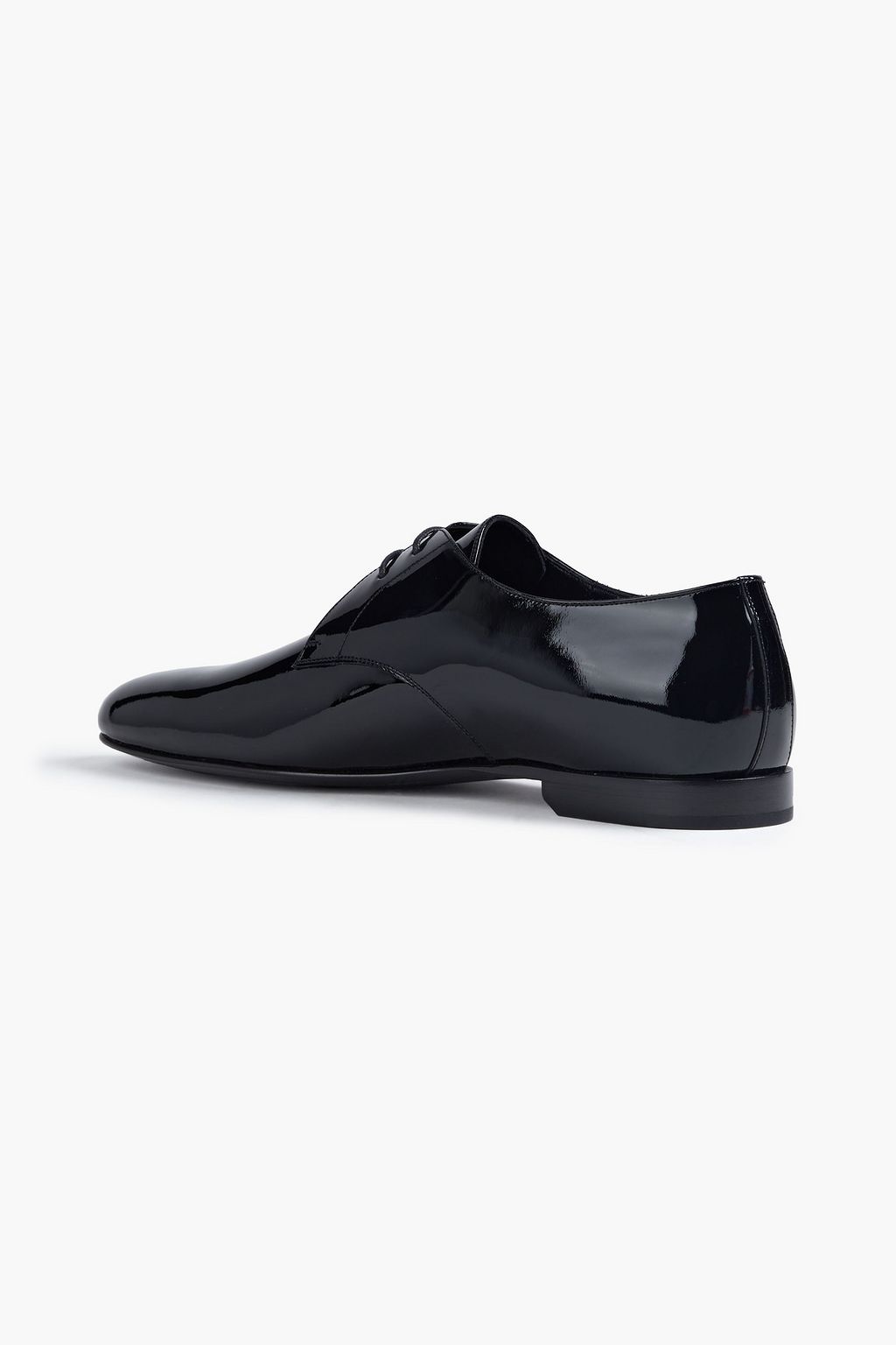 SAINT LAURENT Patent-leather derby shoes