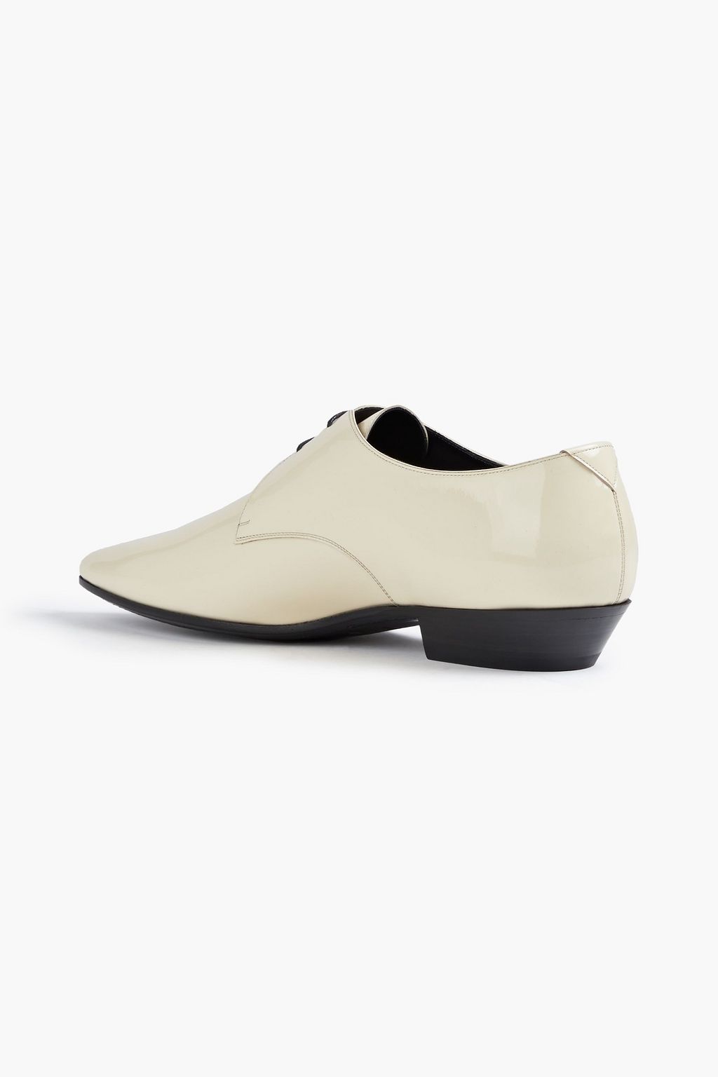 SAINT LAURENT Patent-leather oxford shoes
