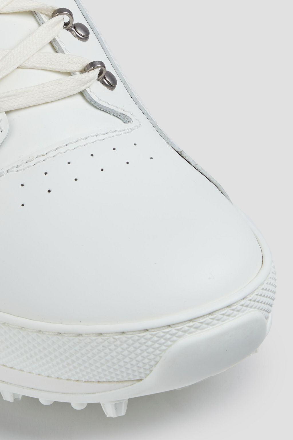 SAINT LAURENT Alpha logo-appliquéd leather sneakers