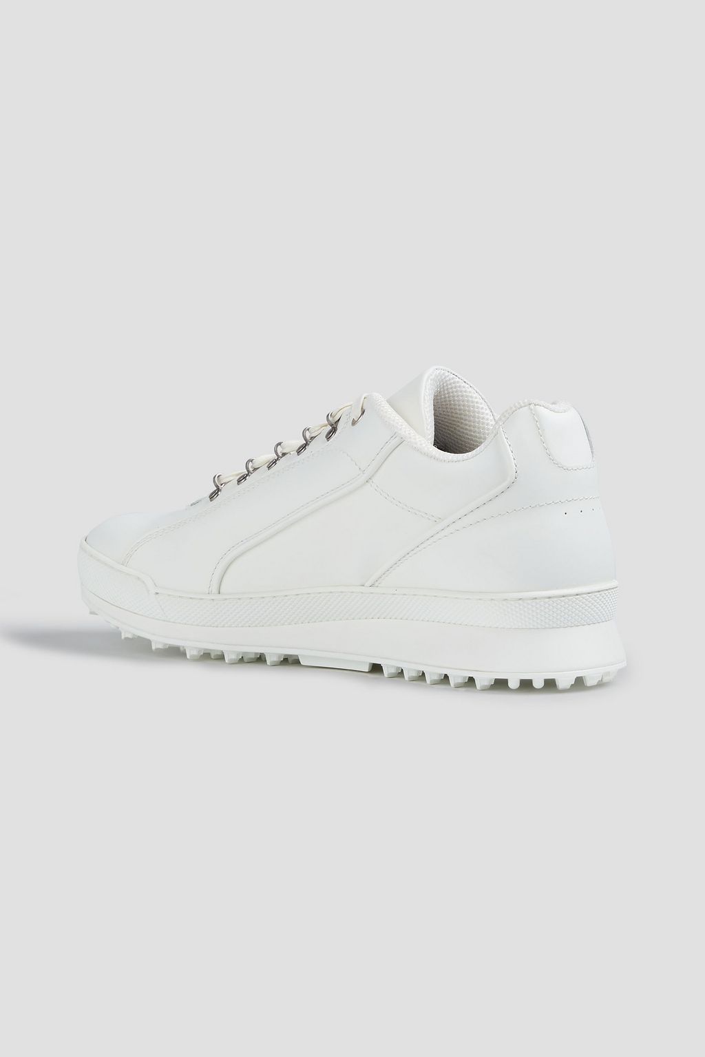 SAINT LAURENT Alpha logo-appliquéd leather sneakers