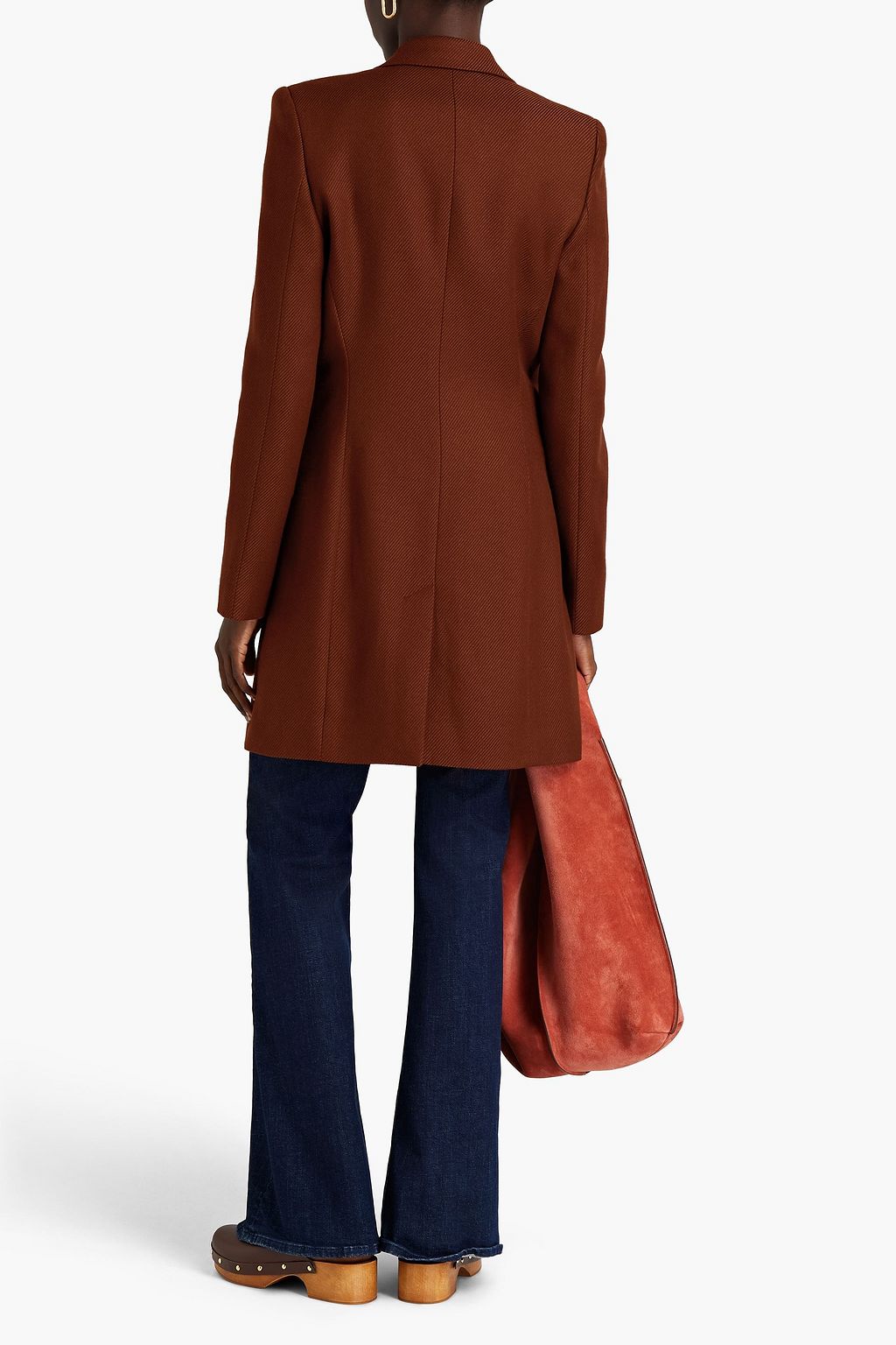 ACNE STUDIOS معطف من قماش الدريل المصنوع من مزيج القطن والصوف