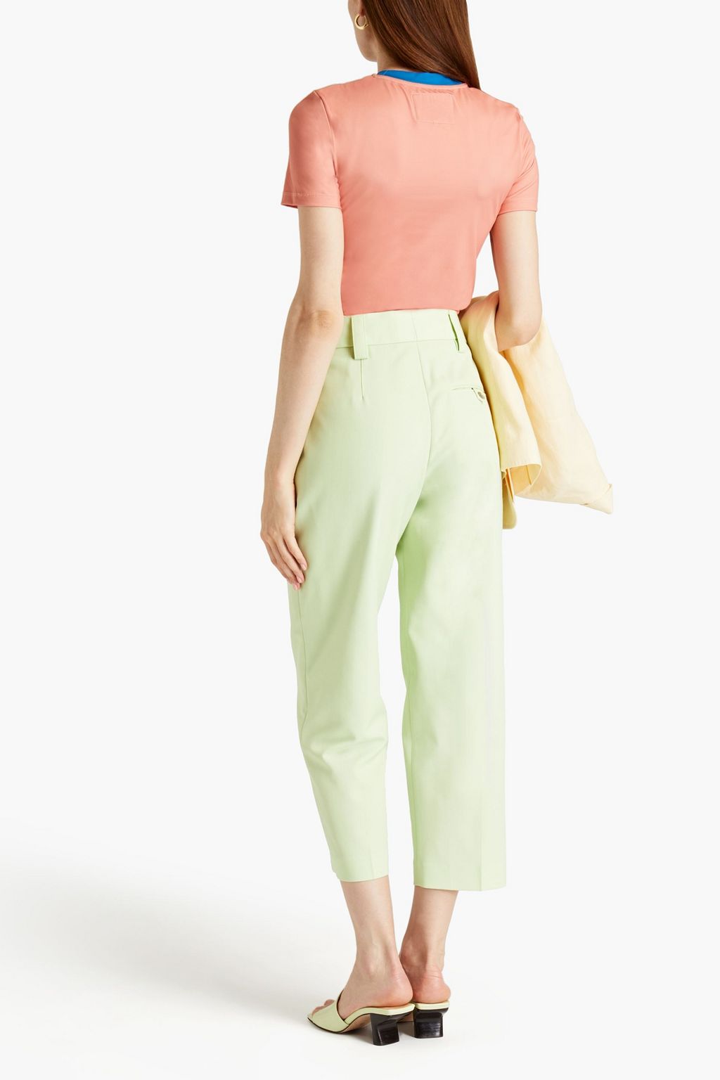 ACNE STUDIOS Cropped Karottenhose aus Webstoff