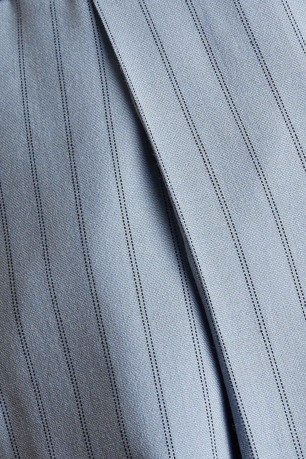 ACNE STUDIOS Karottenhose aus Woll-Crêpe mit Nadelstreifen
