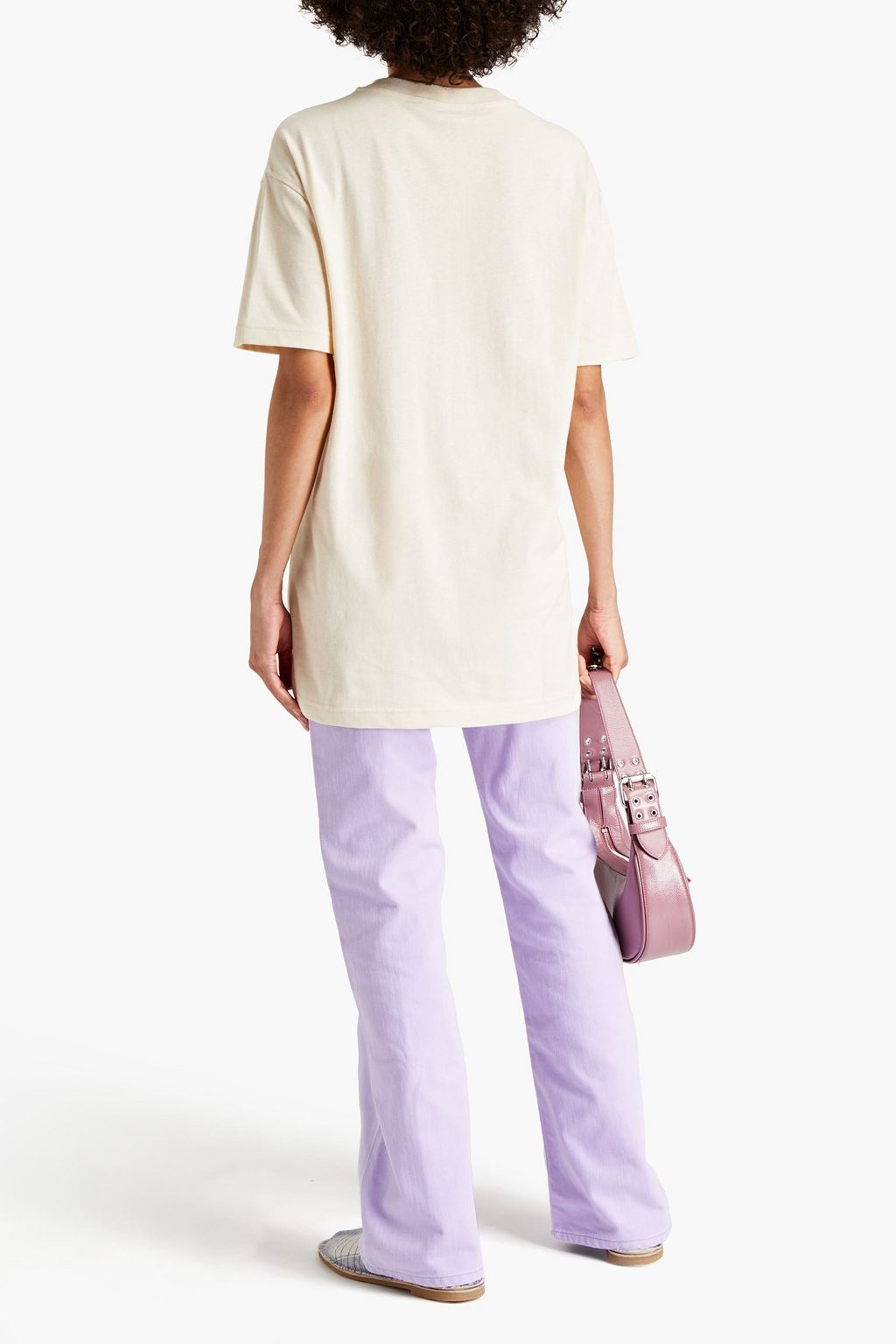 ACNE STUDIOS T-Shirt aus Baumwoll-Jersey mit Stickereien