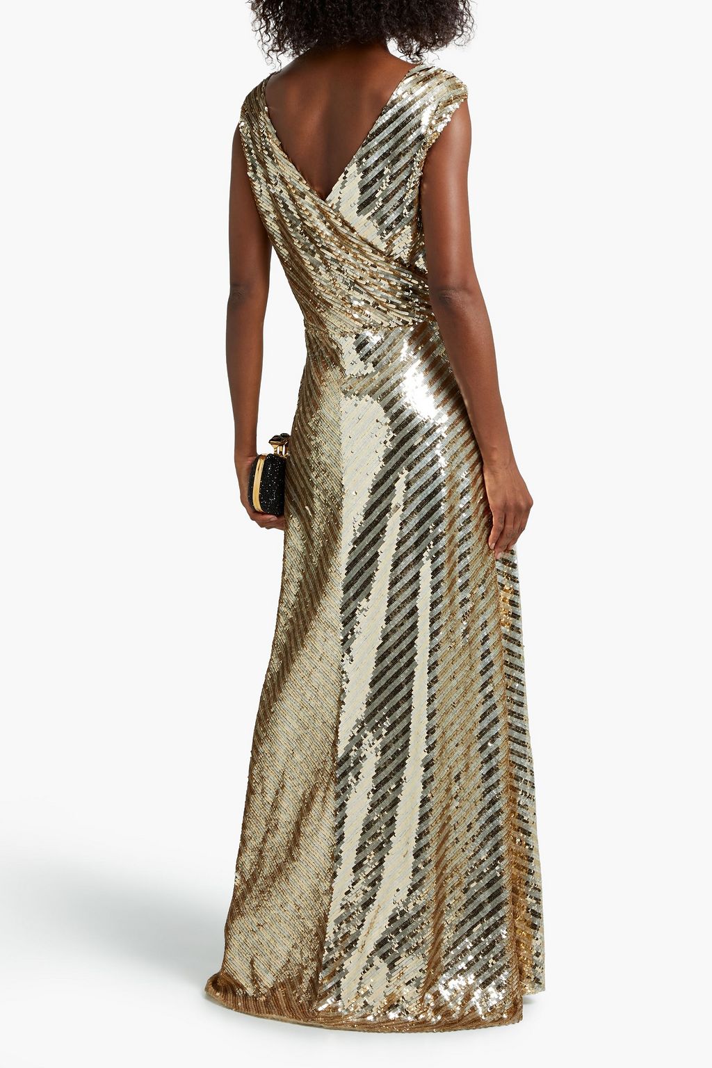 VALENTINO GARAVANI Sequined crepe gown