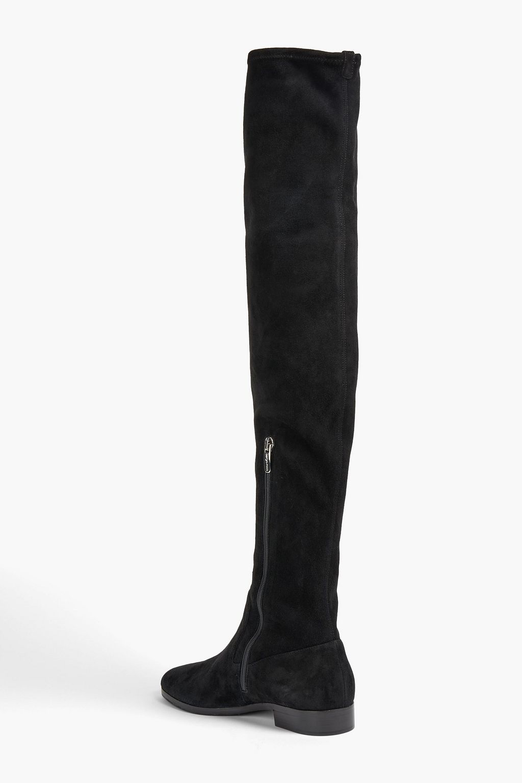 SERGIO ROSSI Stretch-suede over-the-knee boots