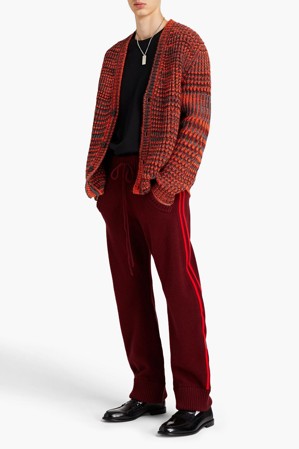 MAISON MARGIELA Striped wool sweatpants