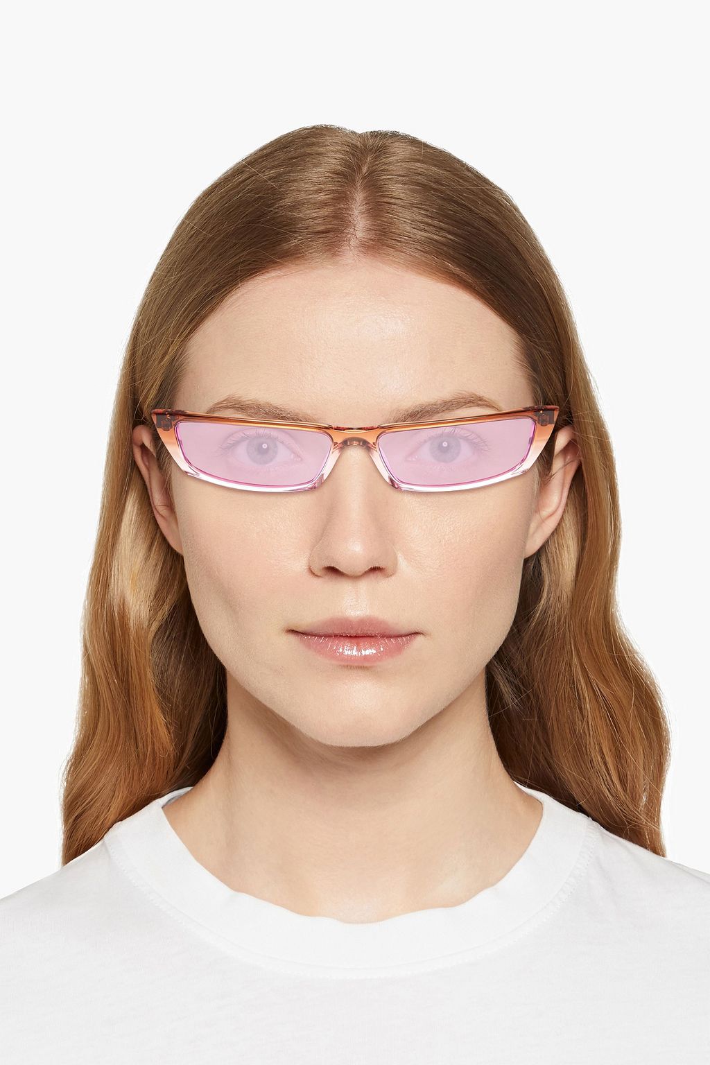 ACNE STUDIOS Sonnenbrille mit rechteckigem Rahmen aus Azetat