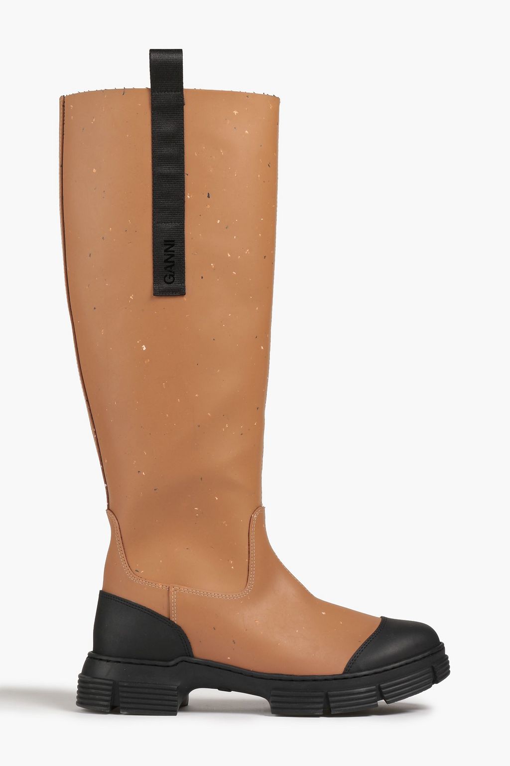 Light brown Rubber knee boots | GANNI 