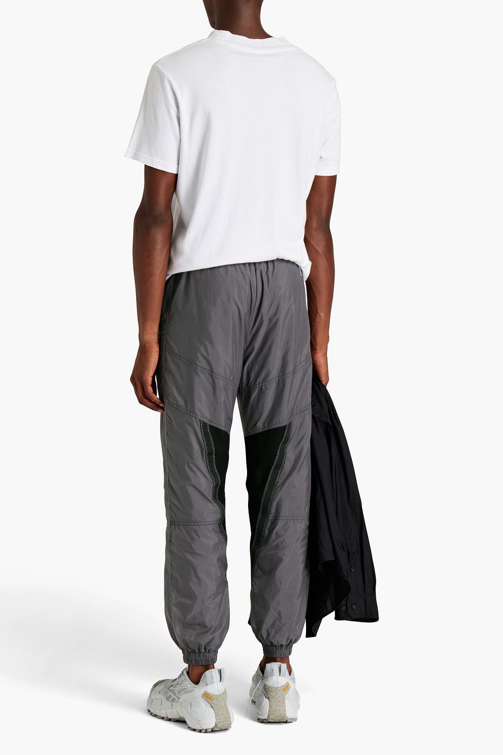 MCQ ALEXANDER MCQUEEN Tapered mesh-paneled ripstop track pants