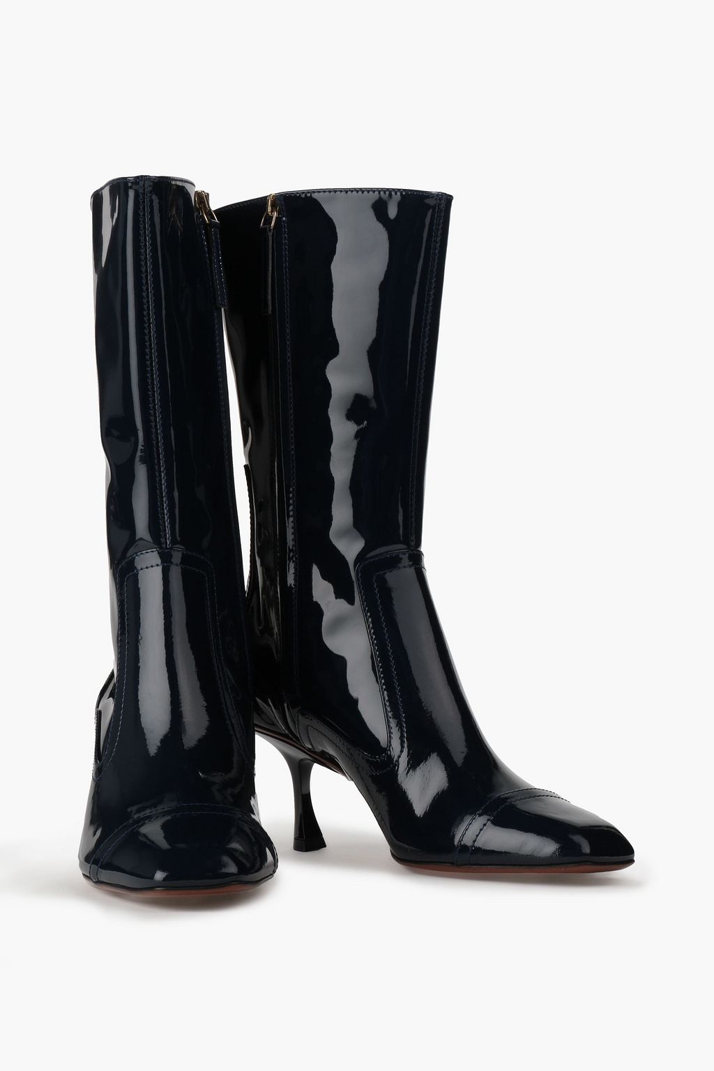 ZIMMERMANN Ankle Boots aus Lackleder