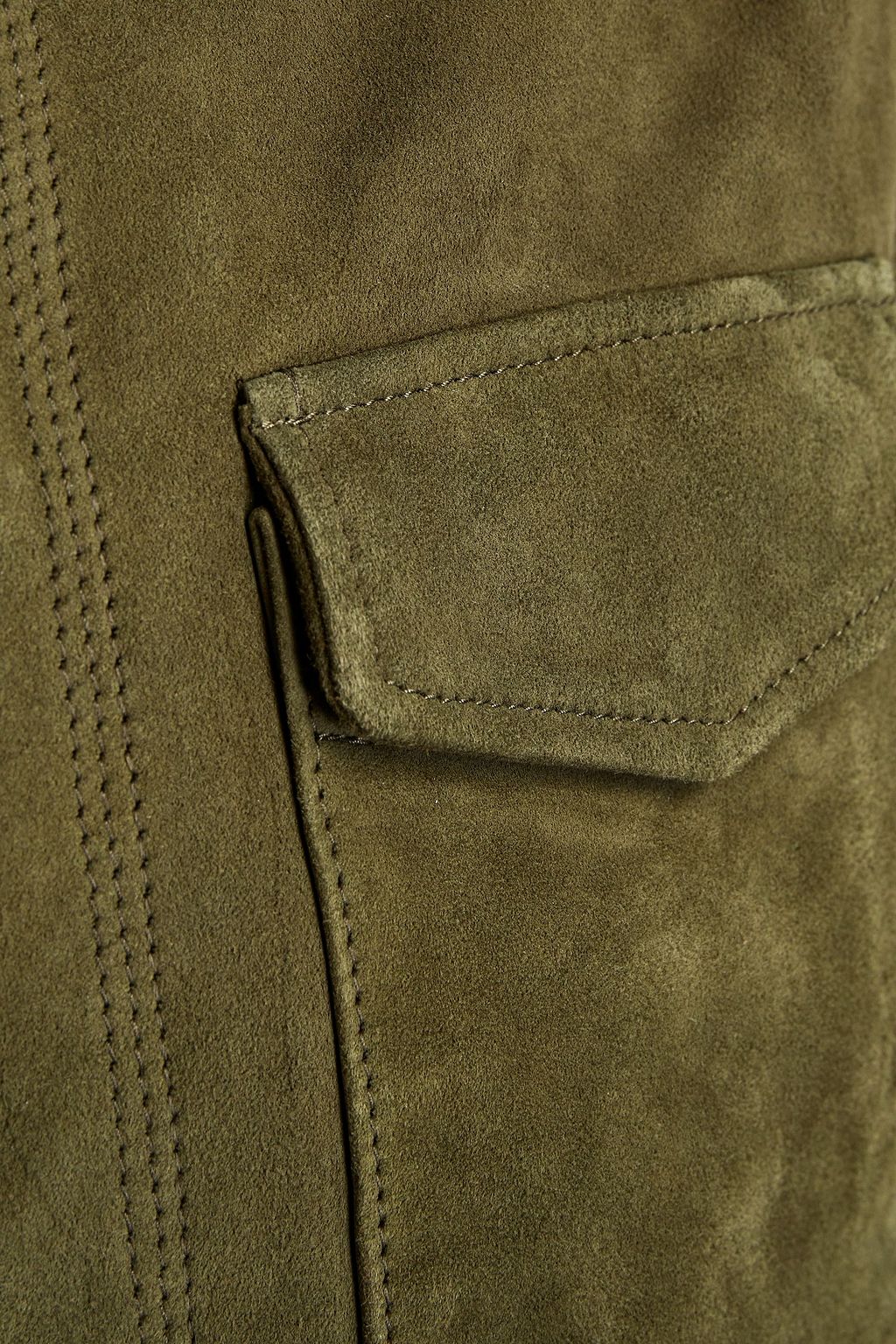 OFFICINE GÉNÉRALE Jumper suede field jacket