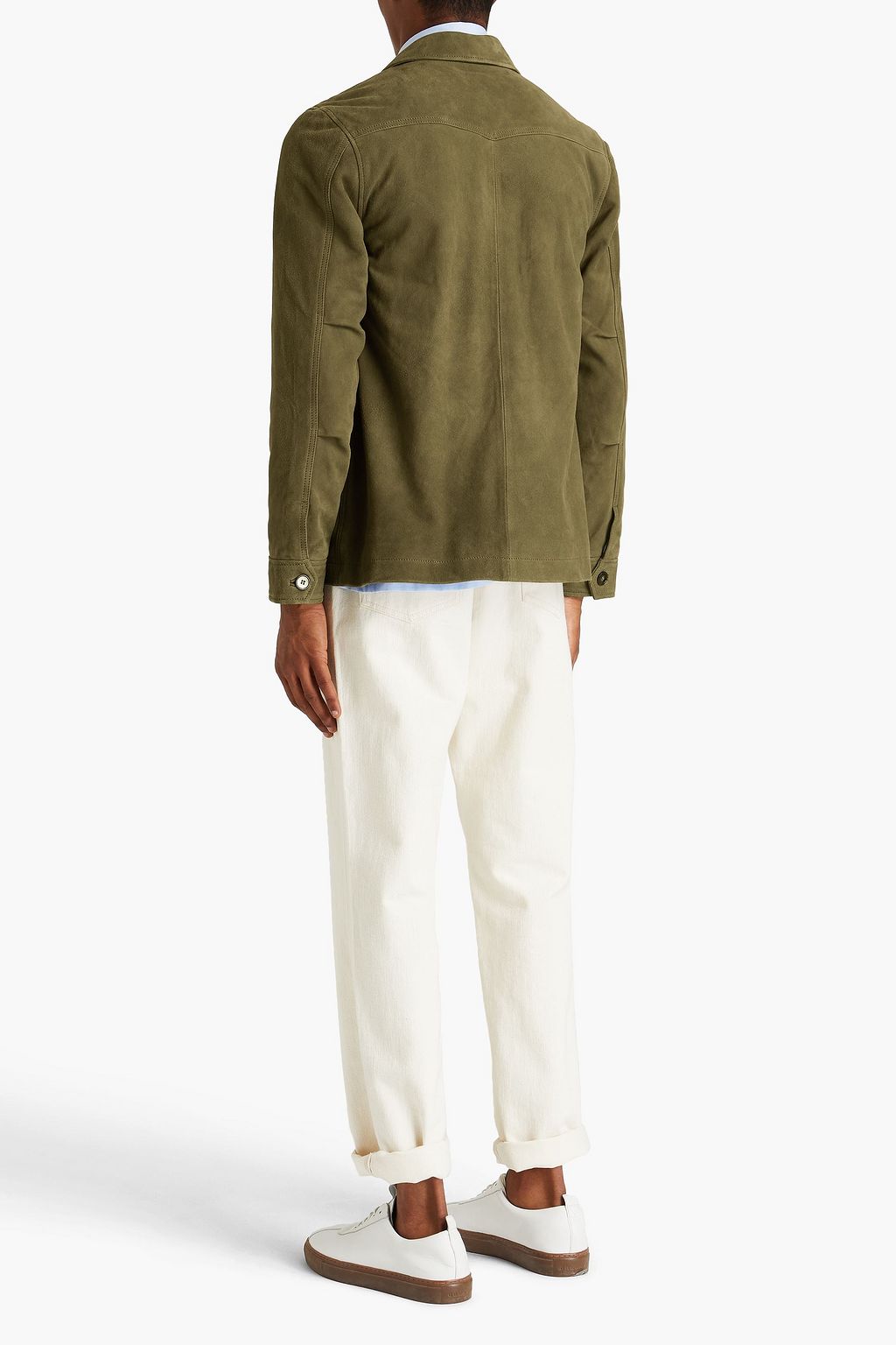 OFFICINE GÉNÉRALE Jumper suede field jacket
