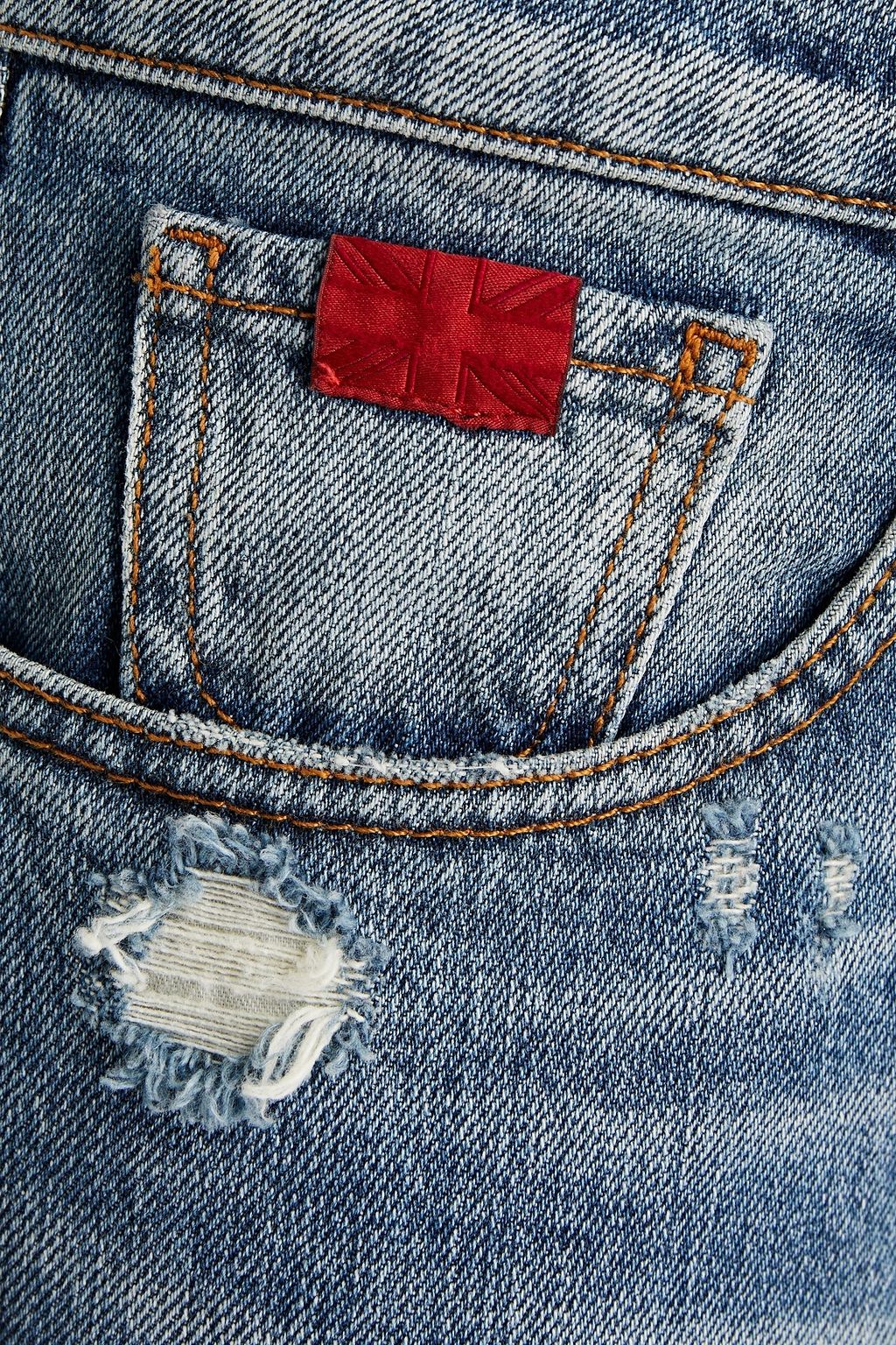 JOHN RICHMOND Slim-fit distressed denim jeans