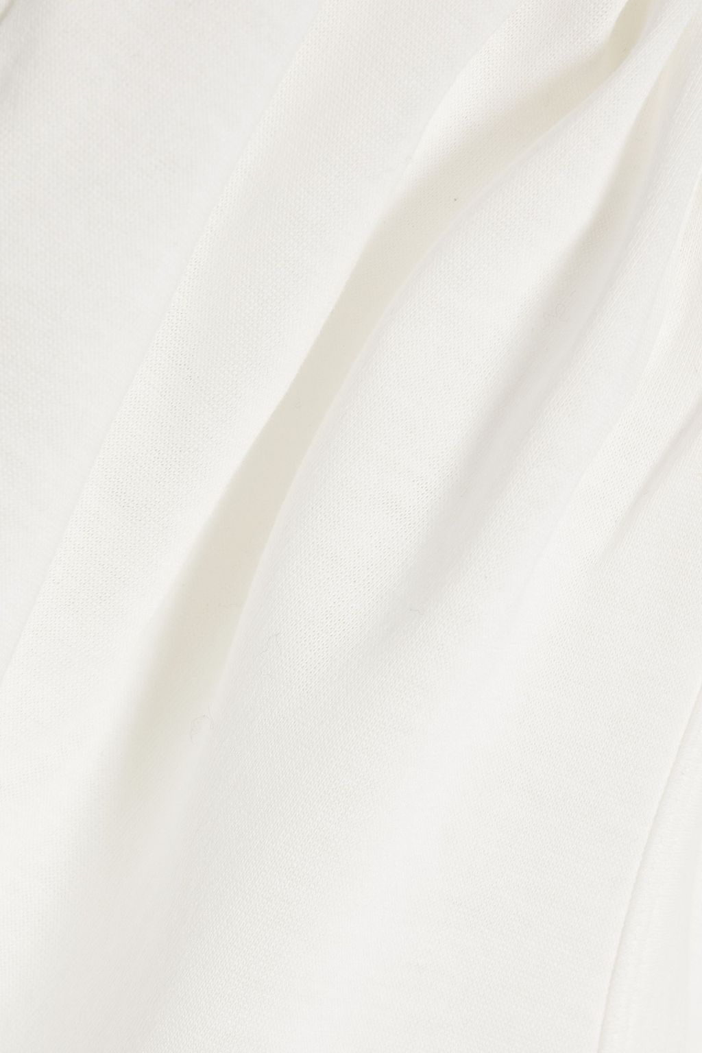 ALEXANDER WANG Ruched cotton-jersey T-shirt