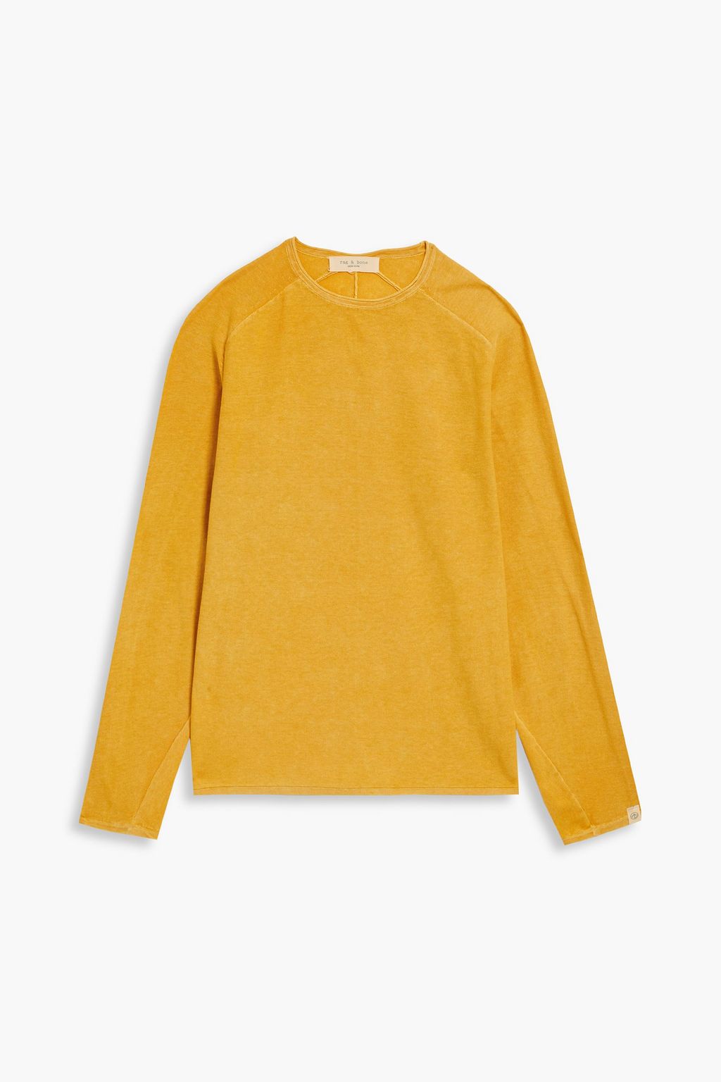 Saffron Clayton pointelle-trimmed cotton sweater | RAG & BONE | THE OUTNET