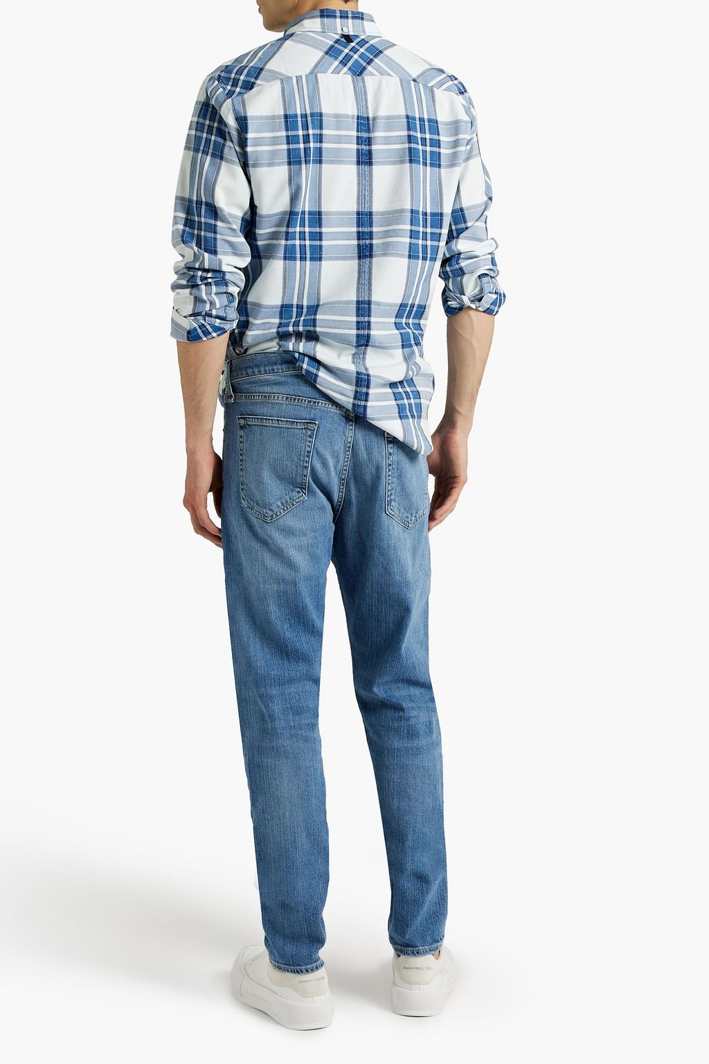RAG & BONE Tomlin checked cotton-blend flannel shirt