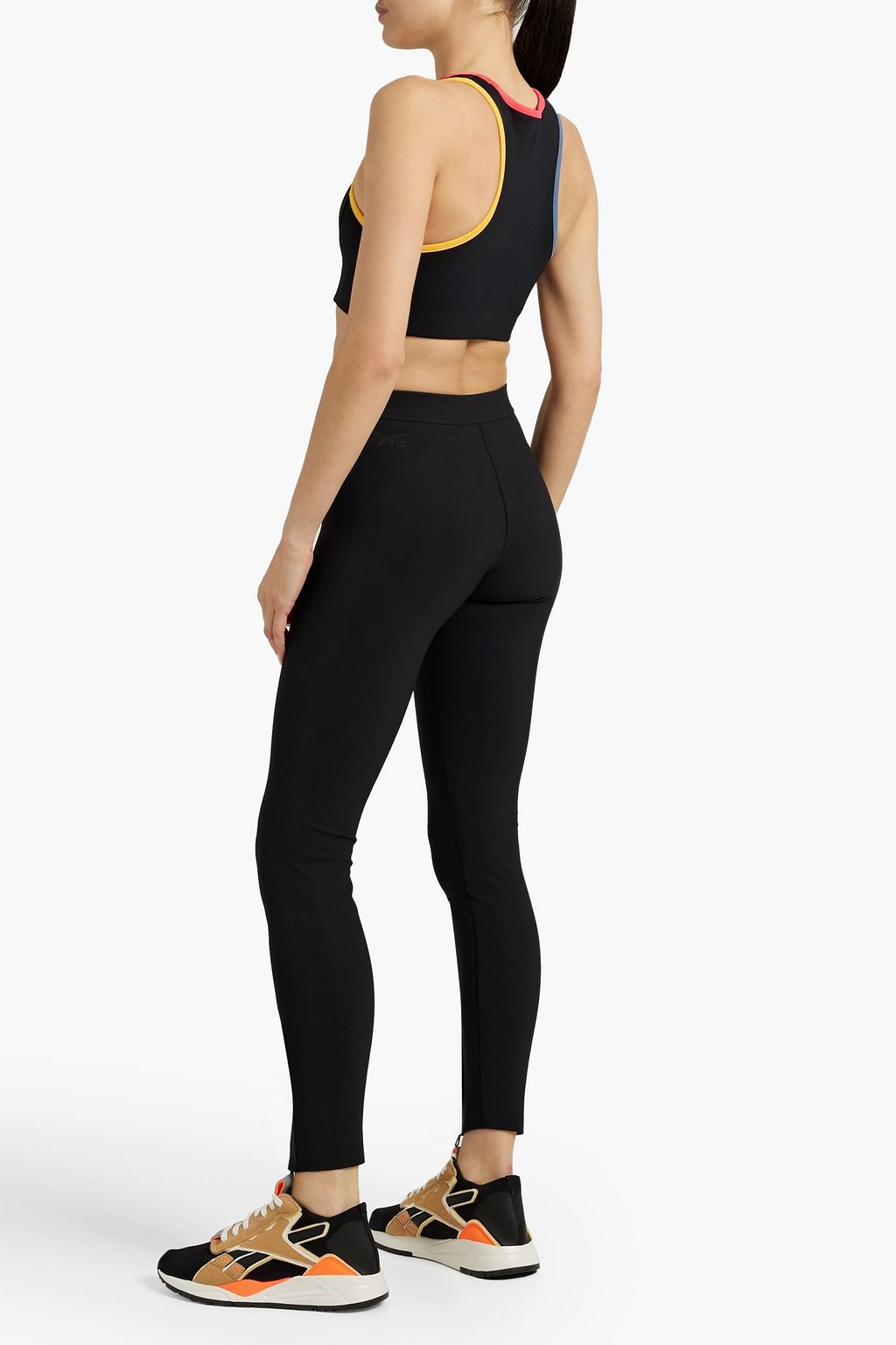 SPLITS59 Color-block stretch sports bra