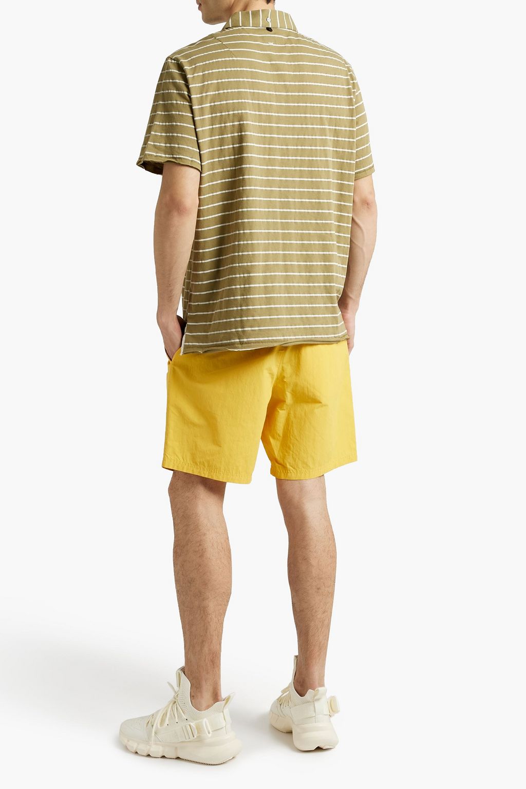 RAG & BONE Principle Poloshirt aus Bio-Baumwoll-Jersey mit Streifen