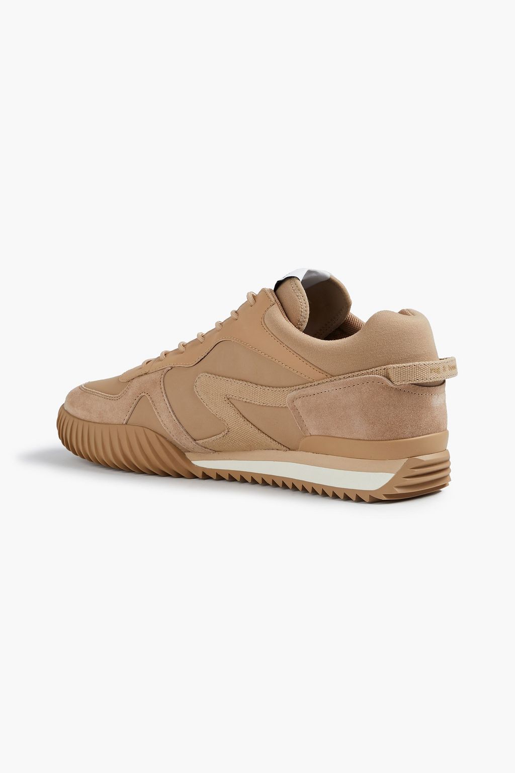 RAG & BONE Retro Runner suede, shell and stretch-knit sneakers