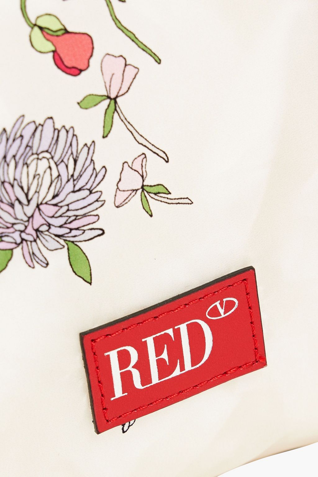 RED(V) Rucksack aus Shell mit floralem Print