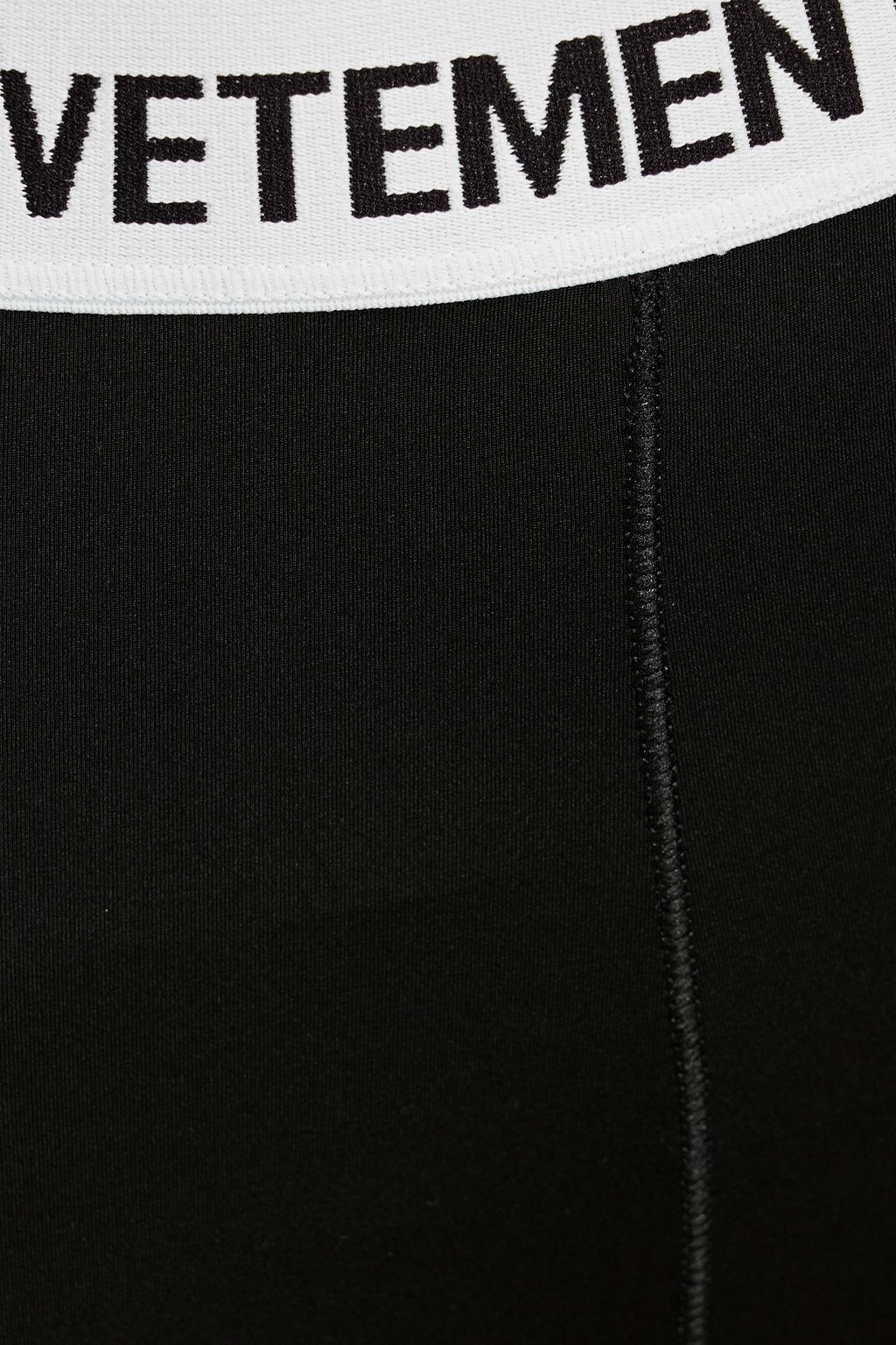 VETEMENTS Monogram-trimmed stretch shorts