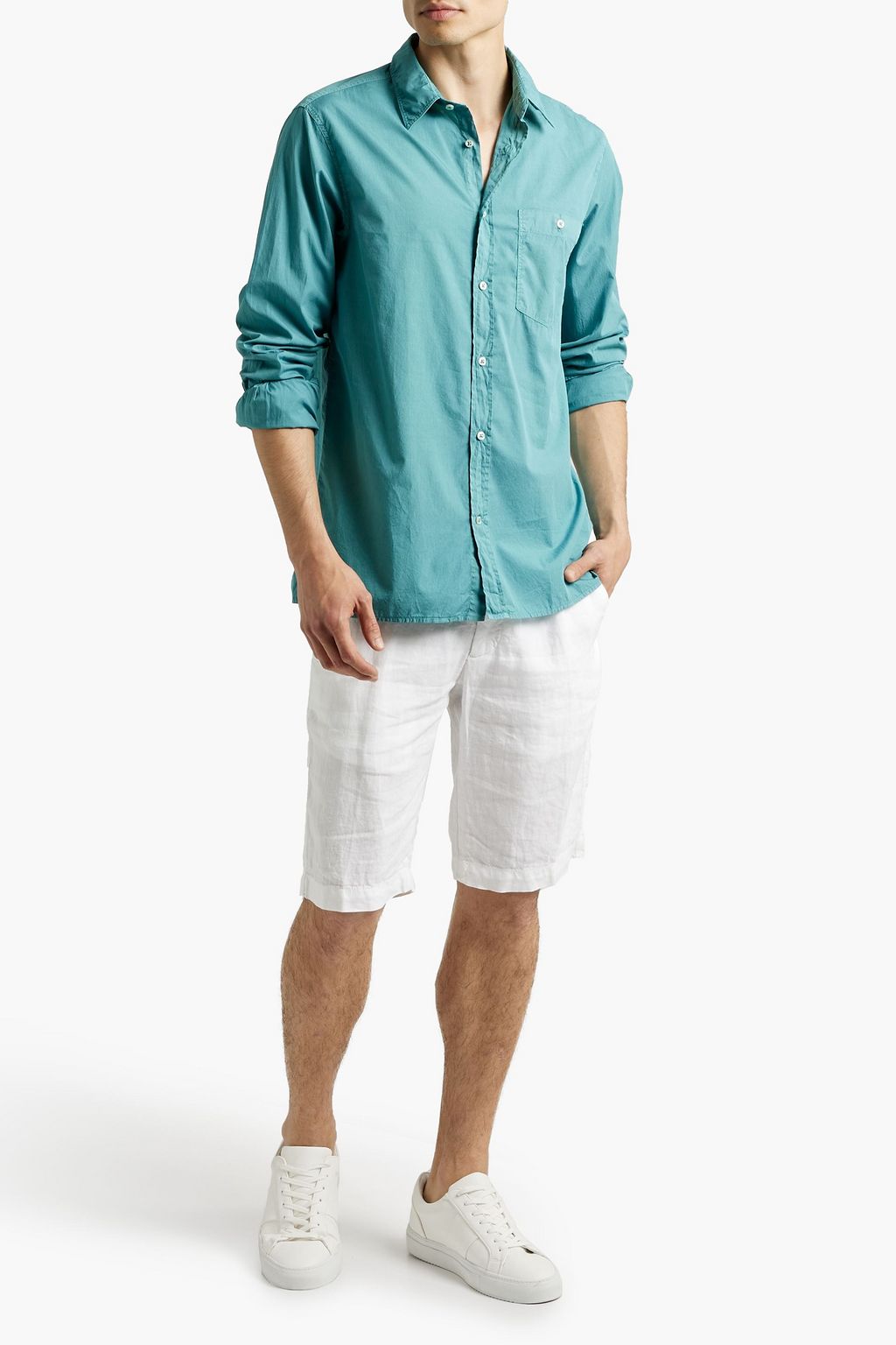 OFFICINE GÉNÉRALE Alex cotton-poplin shirt