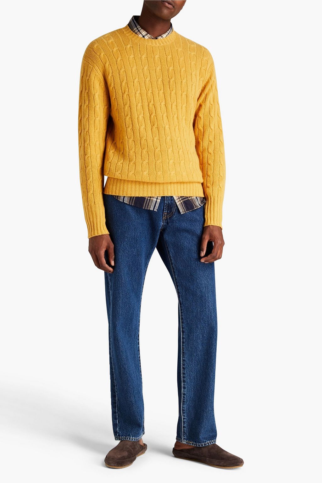 N.PEAL The Thames cable-knit cashmere sweater