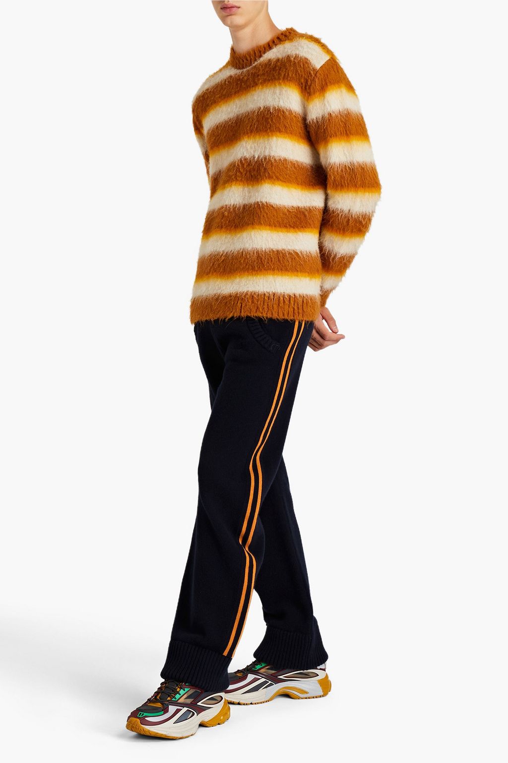 MAISON MARGIELA Striped wool sweatpants