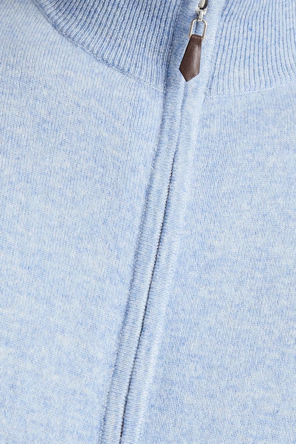 N.PEAL The Knightsbridge cashmere zip-up sweater