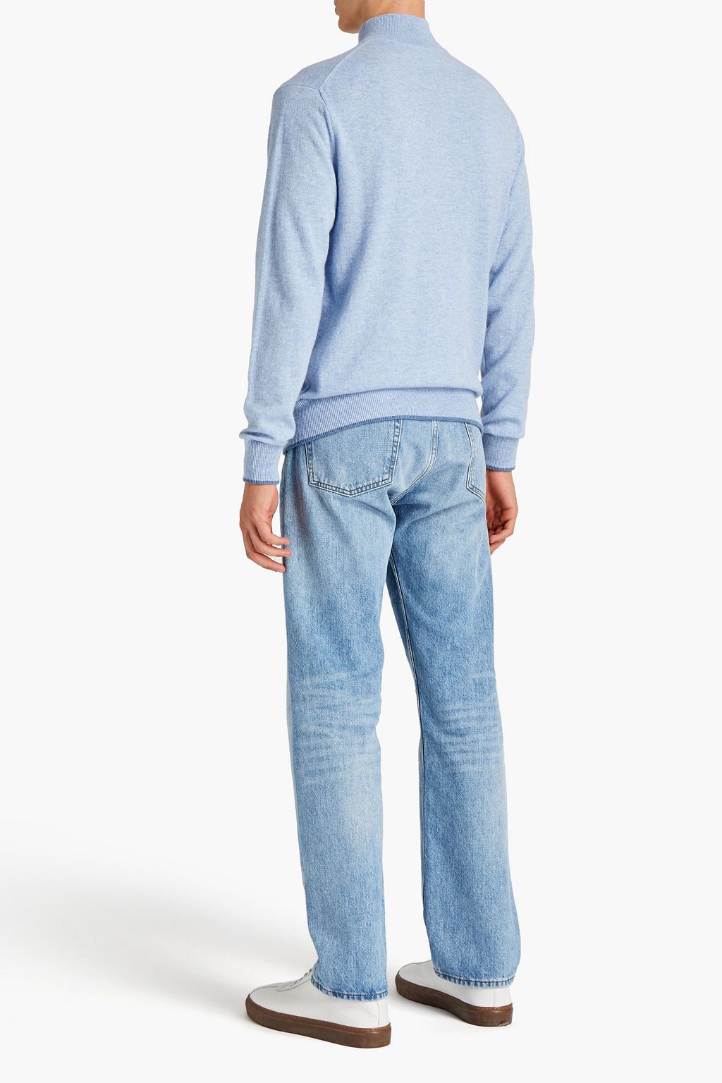 N.PEAL The Knightsbridge cashmere zip-up sweater