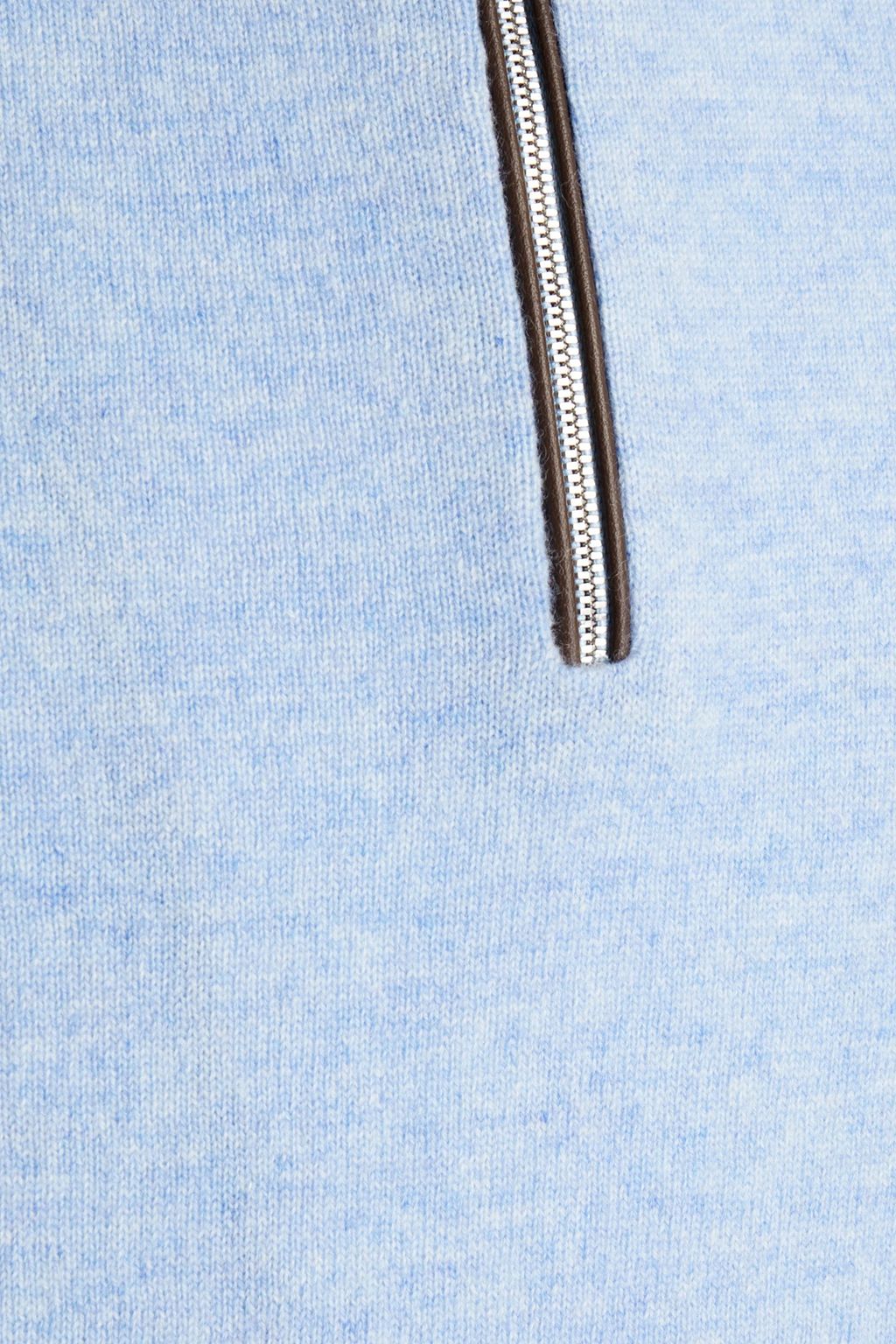 N.PEAL The Carnaby cashmere half-zip sweater