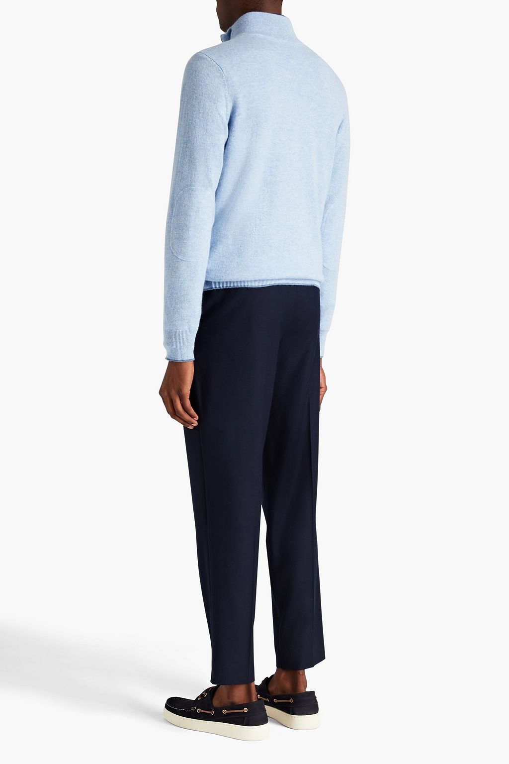 N.PEAL The Carnaby cashmere half-zip sweater
