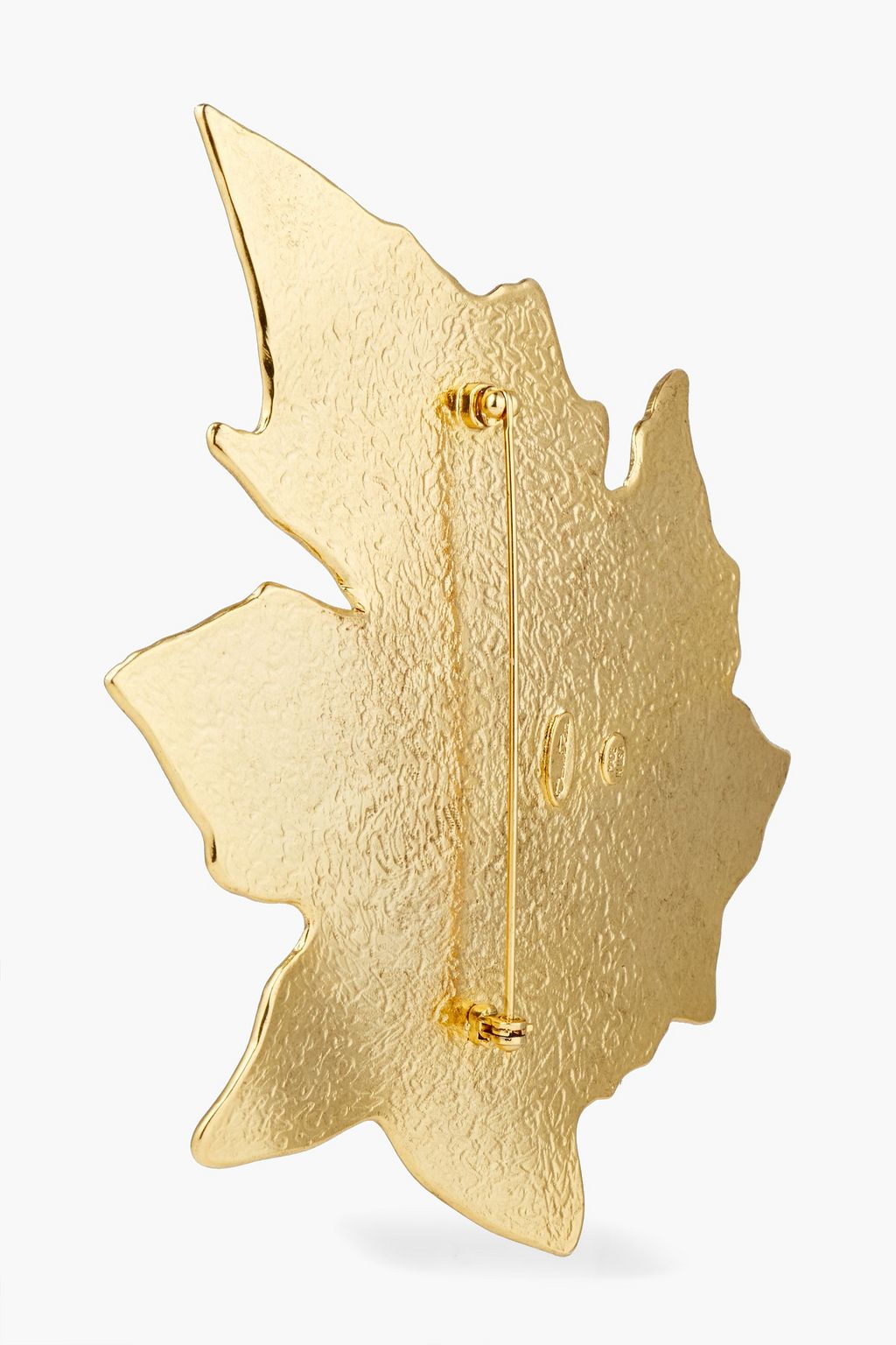 OSCAR DE LA RENTA Gold-tone brooch
