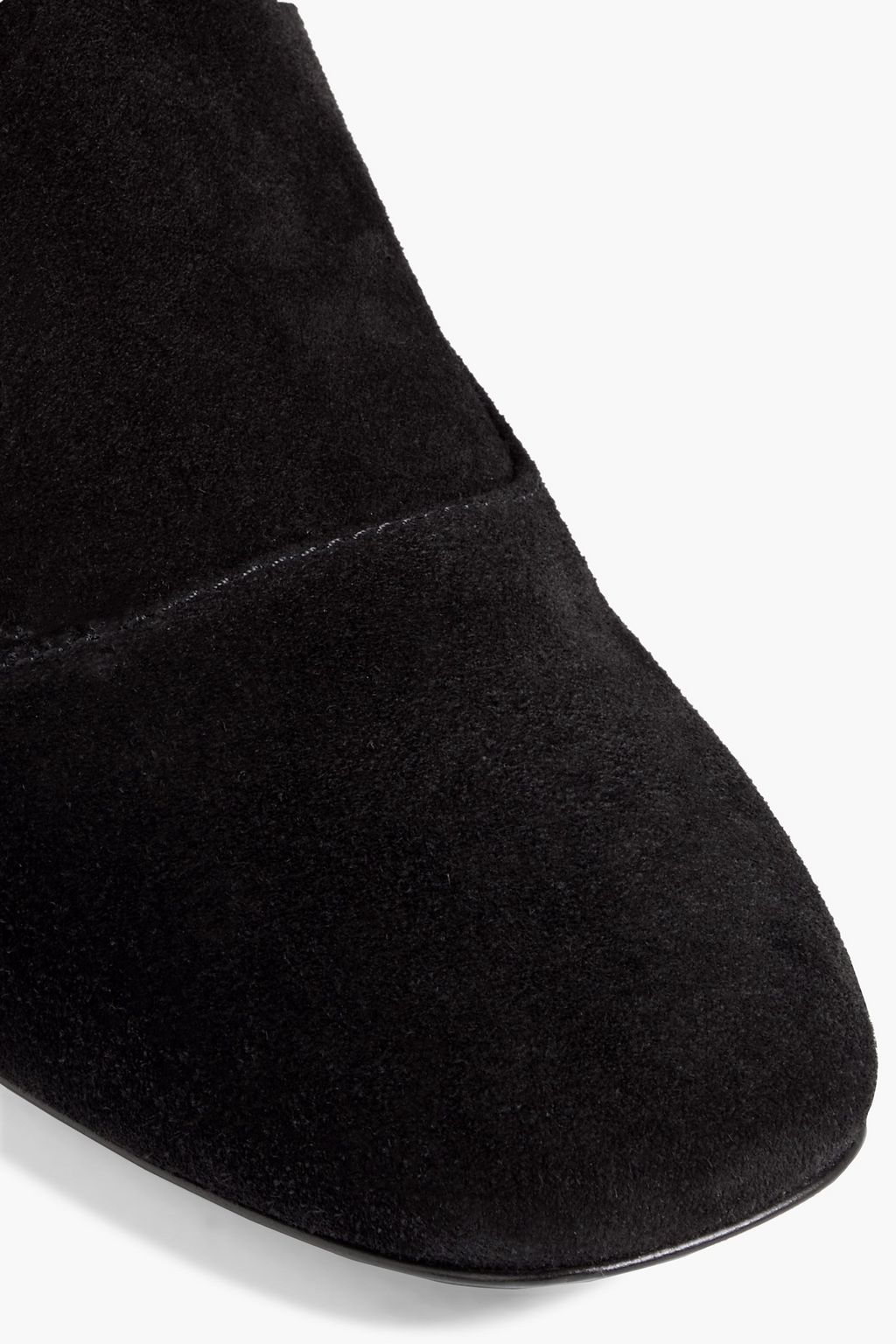 TOD'S Snap-detailed suede ankle boots