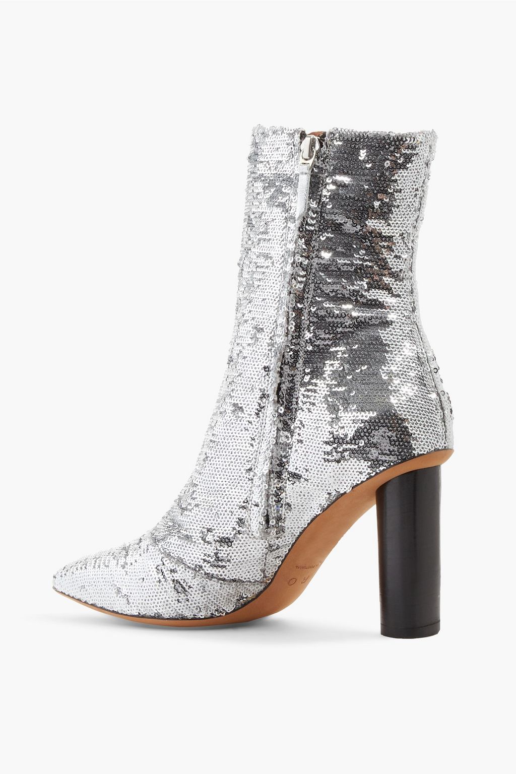 IRO Abelin sequined mesh ankle boots