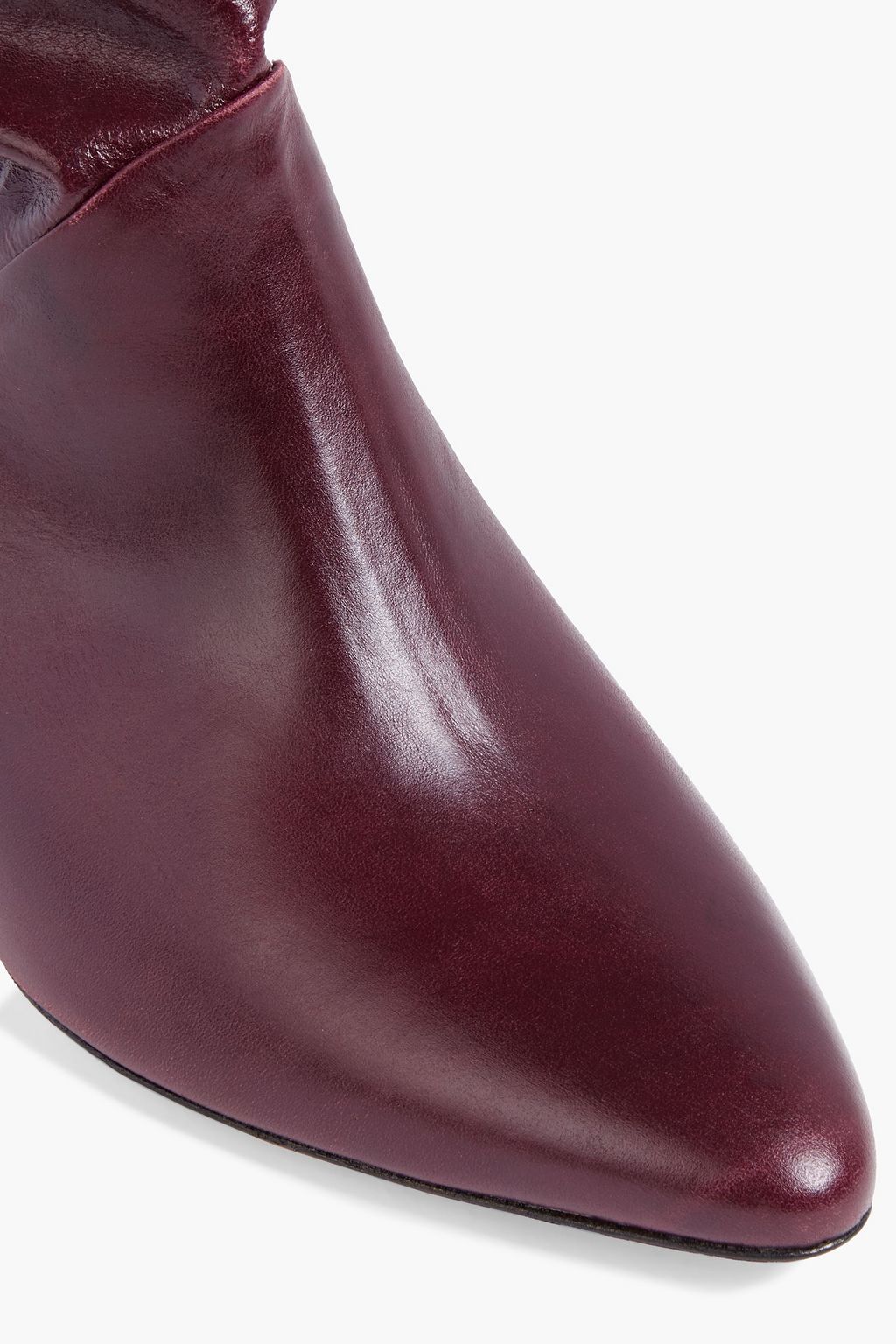 IRO Drapity gathered leather ankle boots