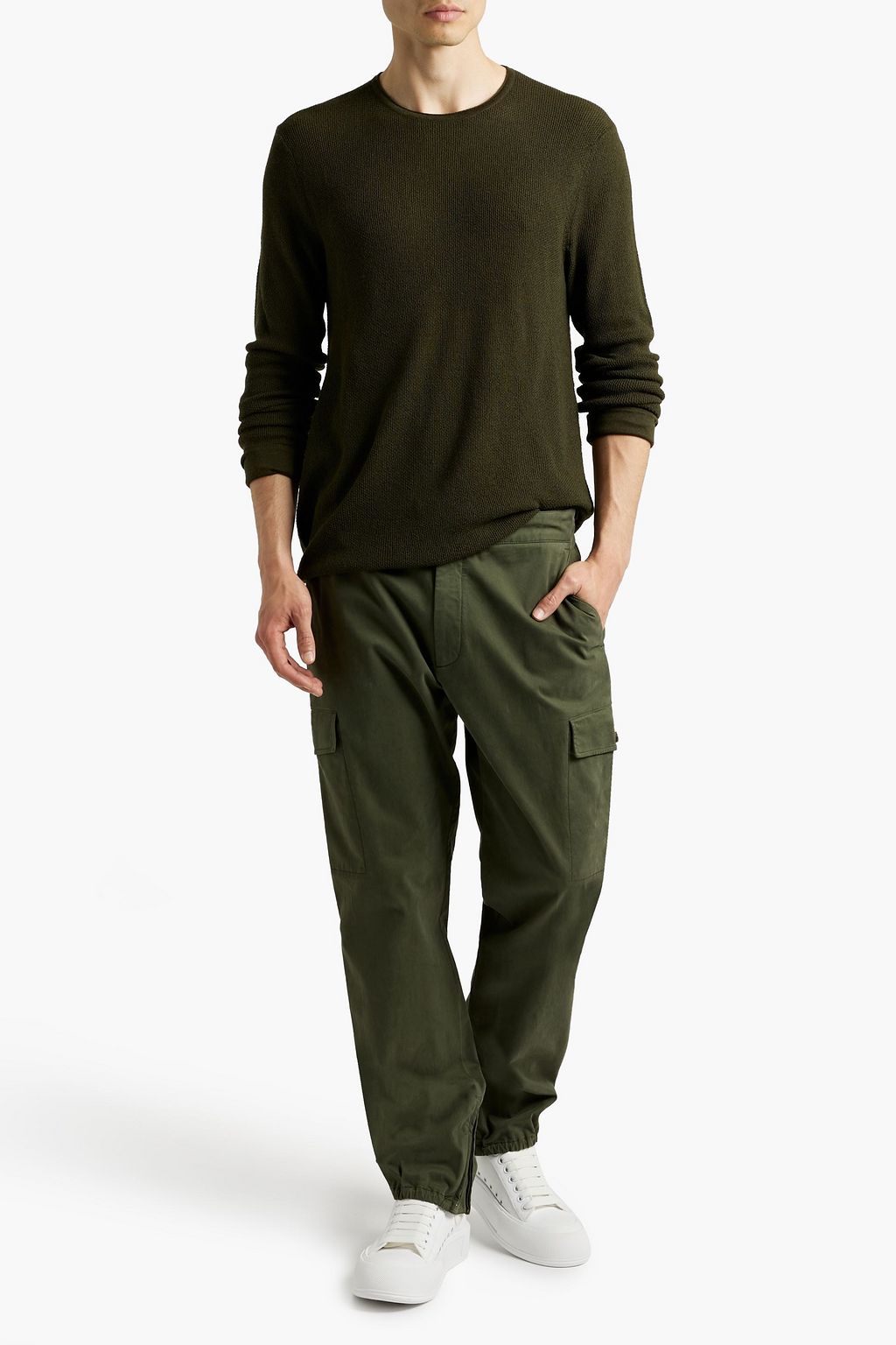 RAG & BONE Giles waffle-knit wool sweater