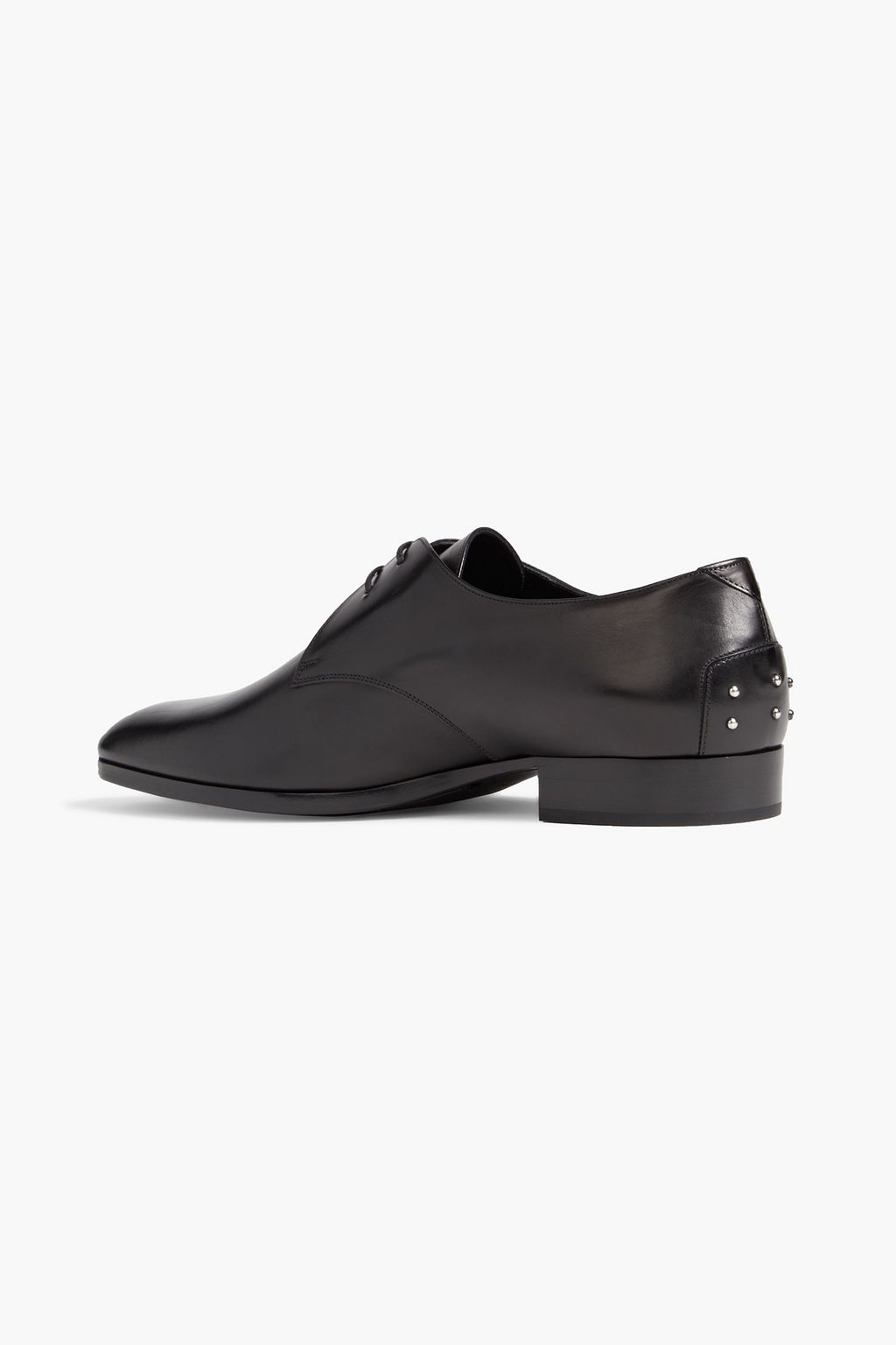 SAINT LAURENT Wyatt 25 studded leather derby shoes