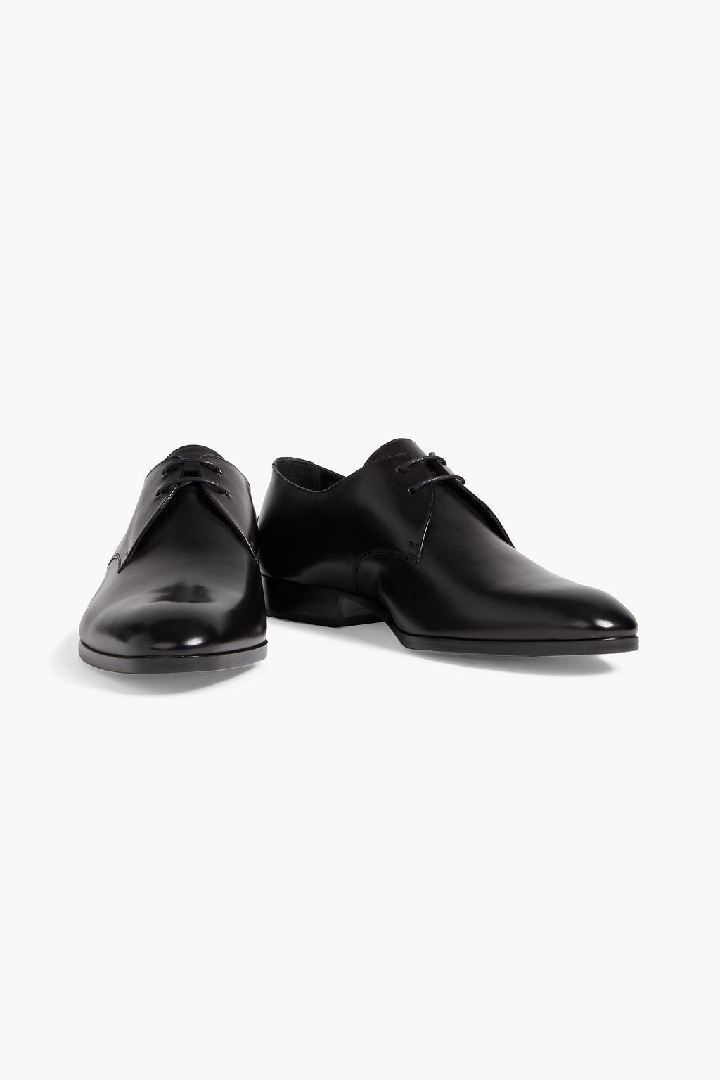 SAINT LAURENT Wyatt 25 studded leather derby shoes
