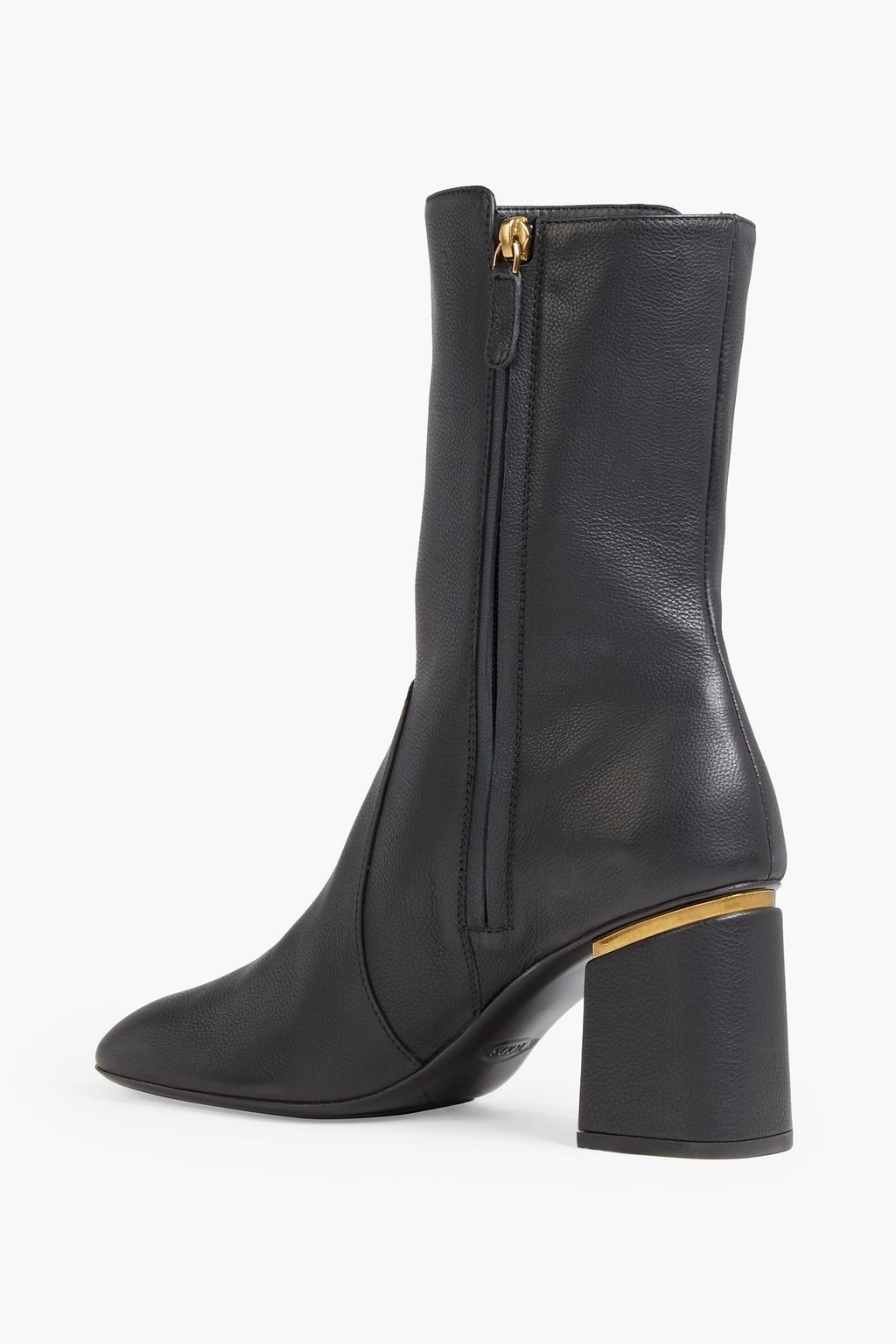 TOD'S Pebbled-leather ankle boots