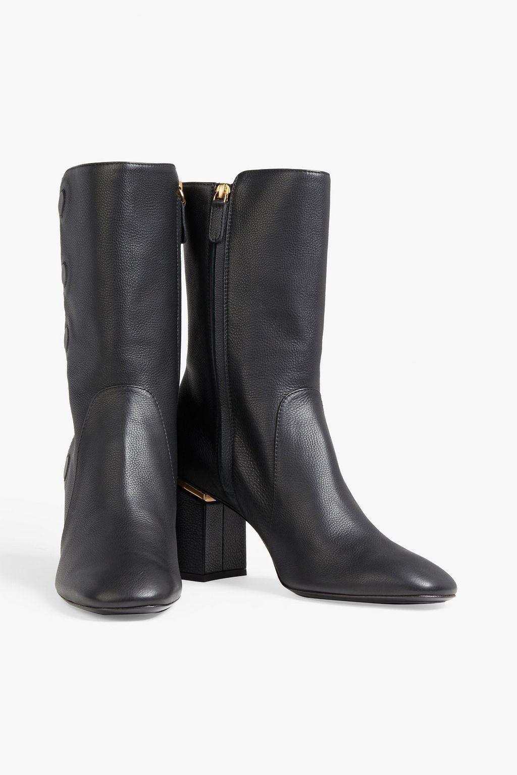 TOD'S Pebbled-leather ankle boots